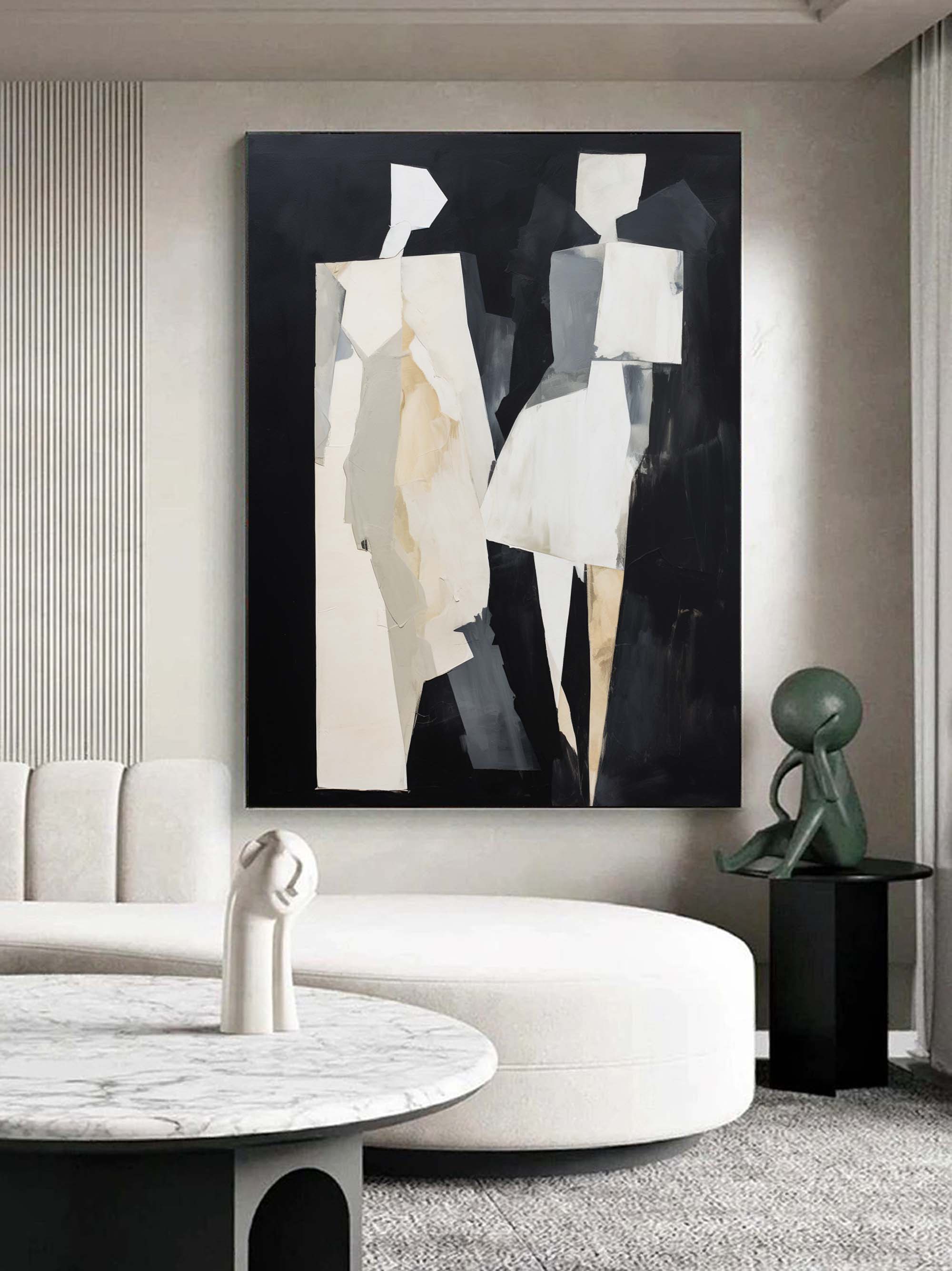 Wall Art Geometric Figures Contemporary Minimalist
