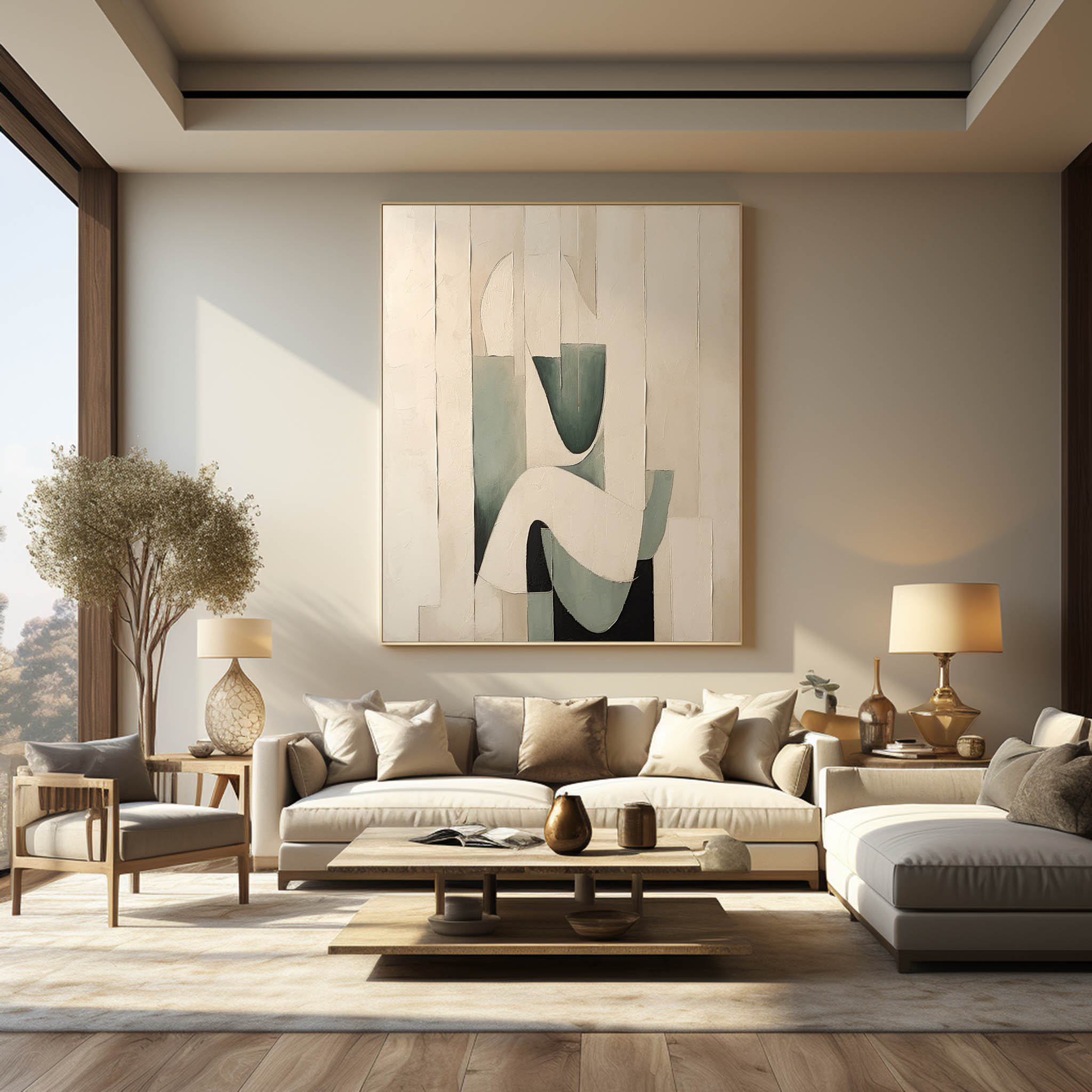 Wabi-Sabi Wall Art TX280 - Neutralighting