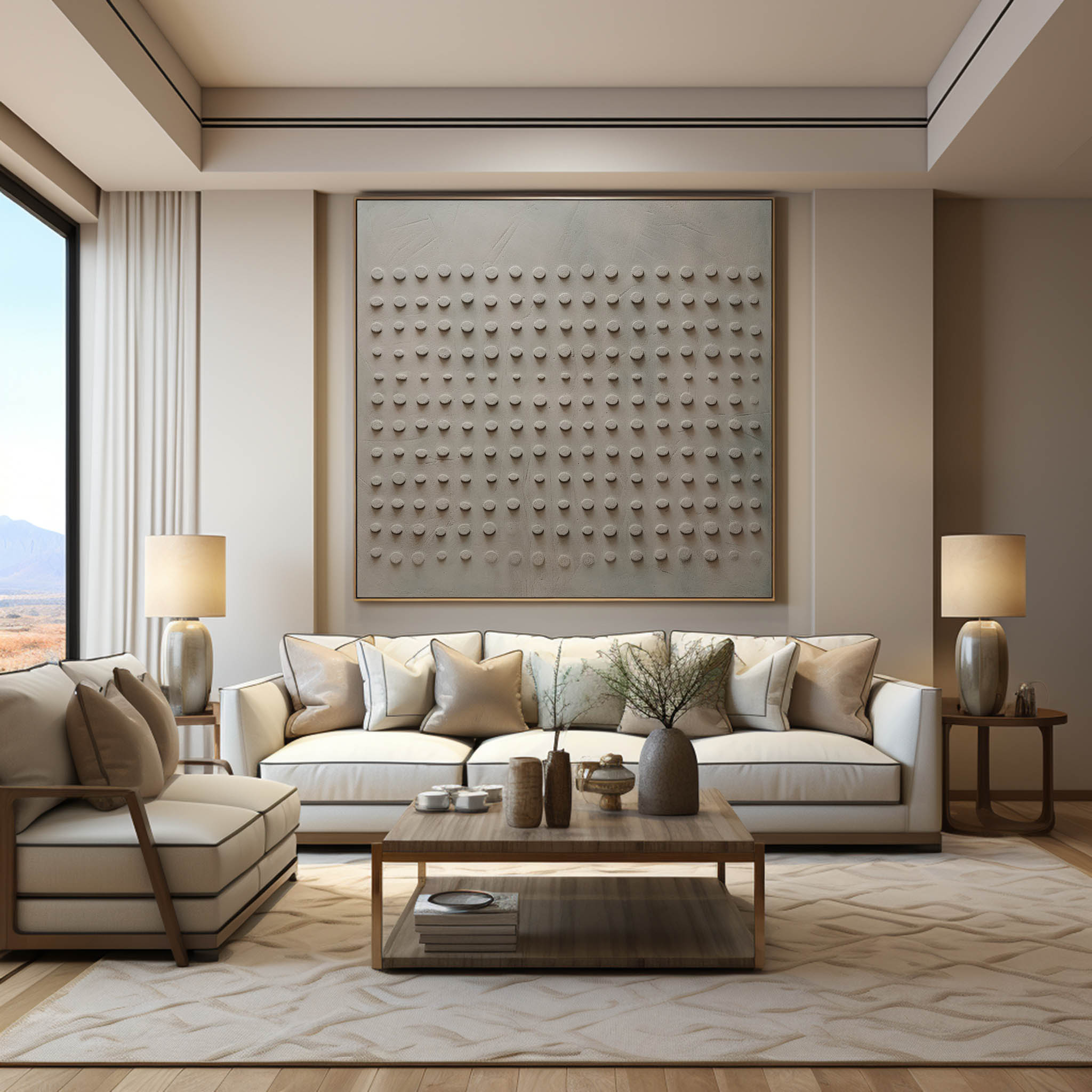 Wabi-Sabi Wall Art TX301 - Neutralighting