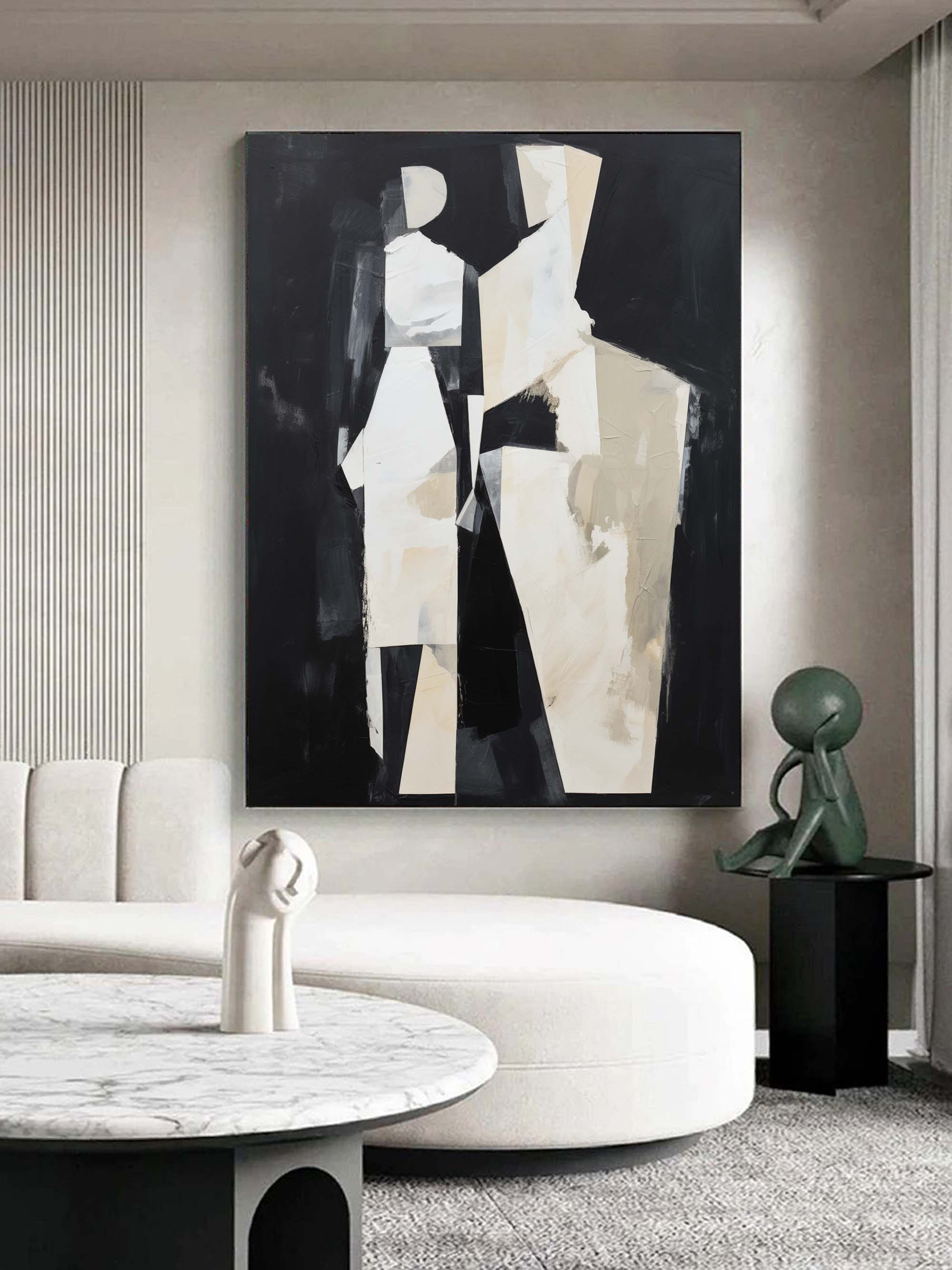Wall Art Abstract Silhouettes Contemporary Minimalist