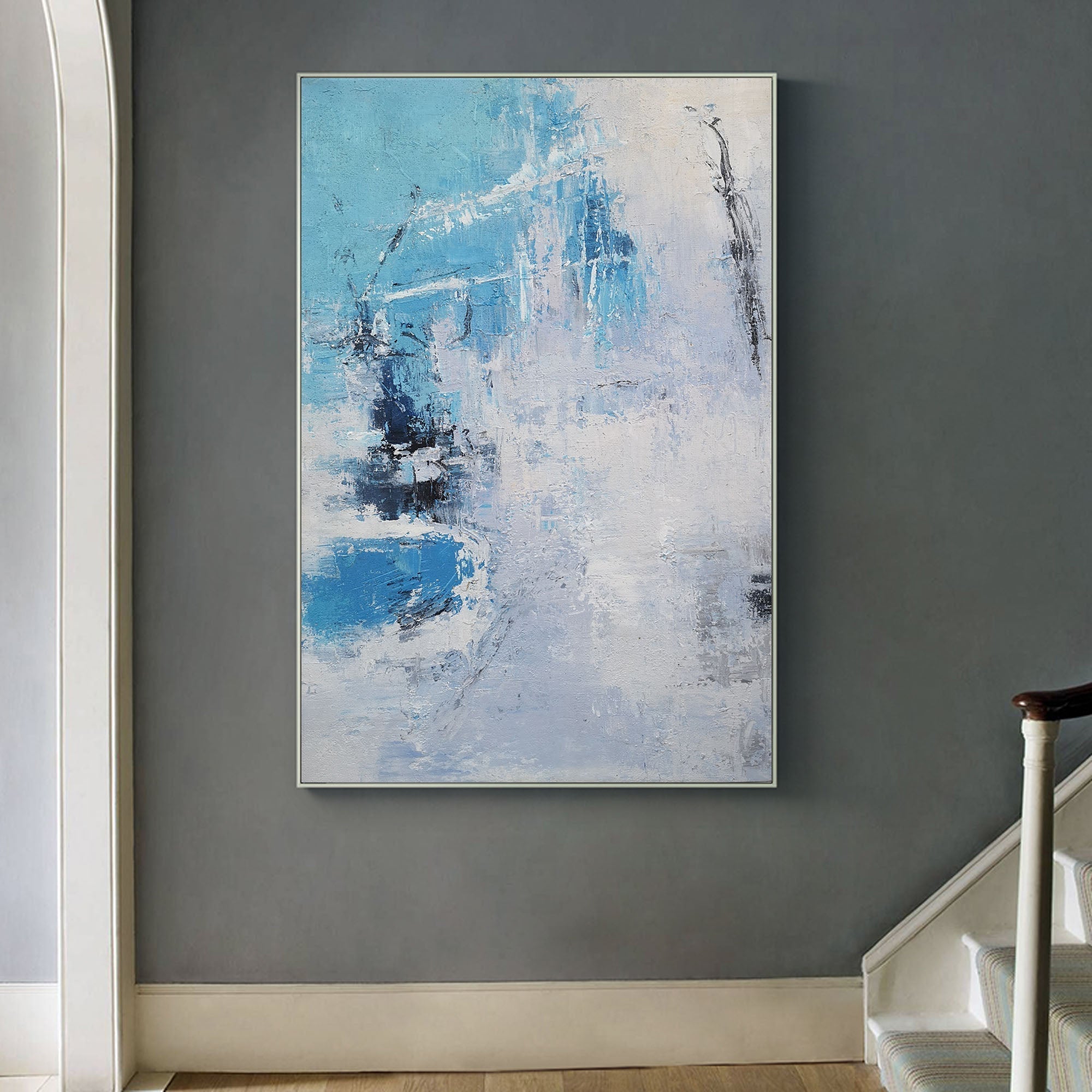 blue And White Painting ABAV91 - Neutralighting
