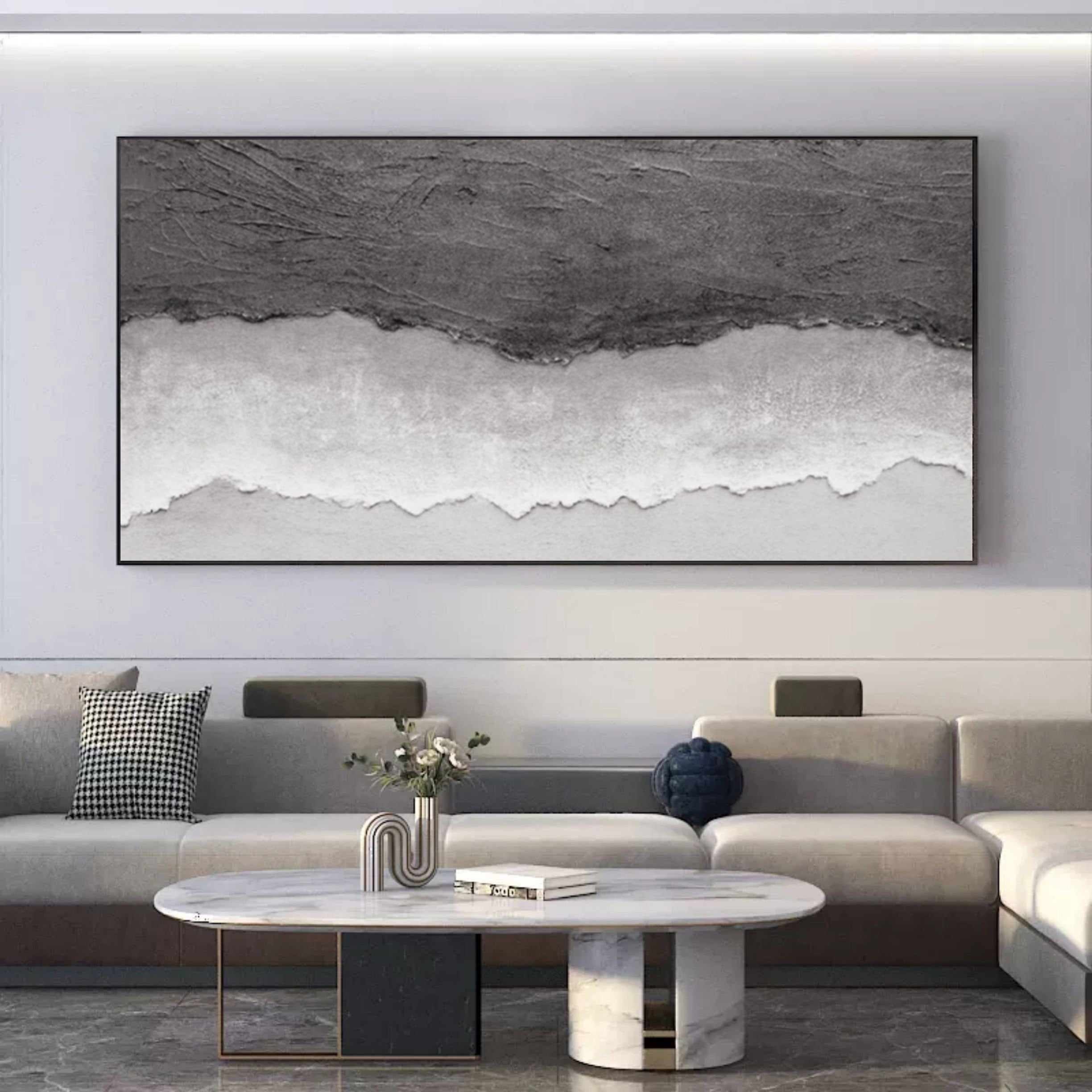 Plaster Art Texture Painting SG171 - Neutralighting