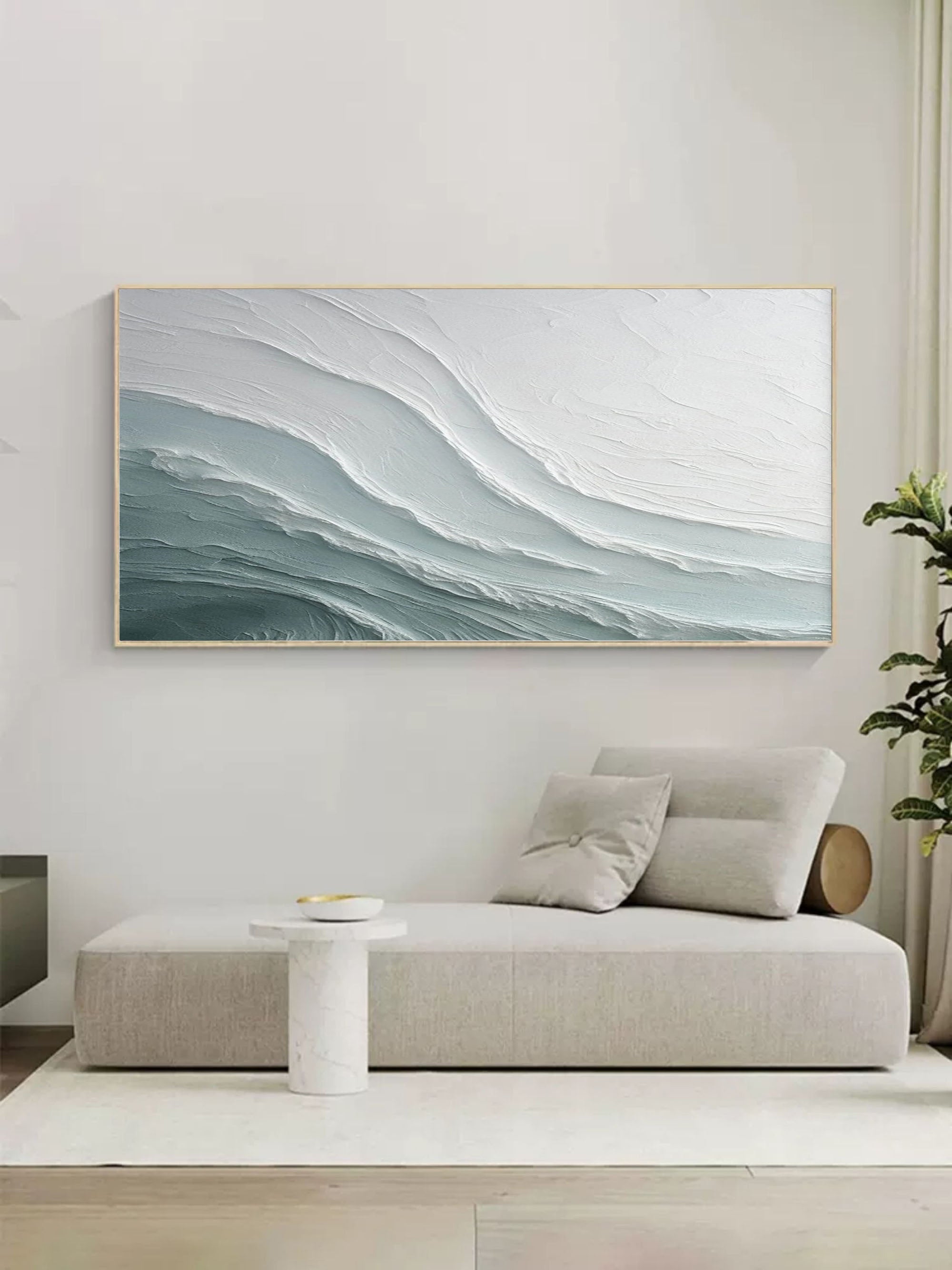 Cloudy Plaster Art Texture Painting