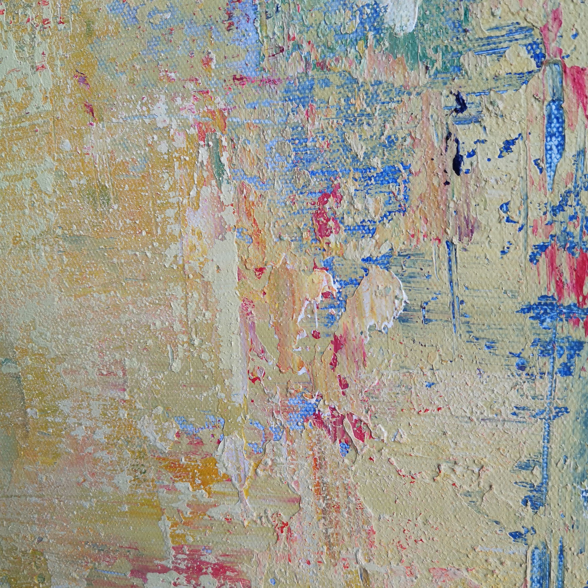 Yellow Abstract Art
