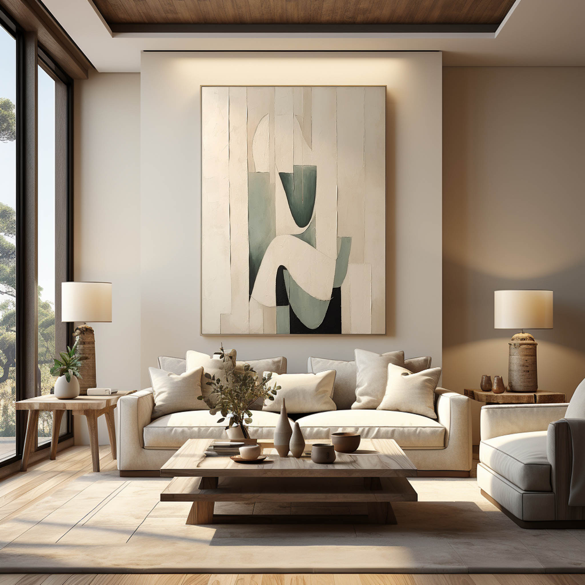 Wabi-Sabi Wall Art TX280 - Neutralighting