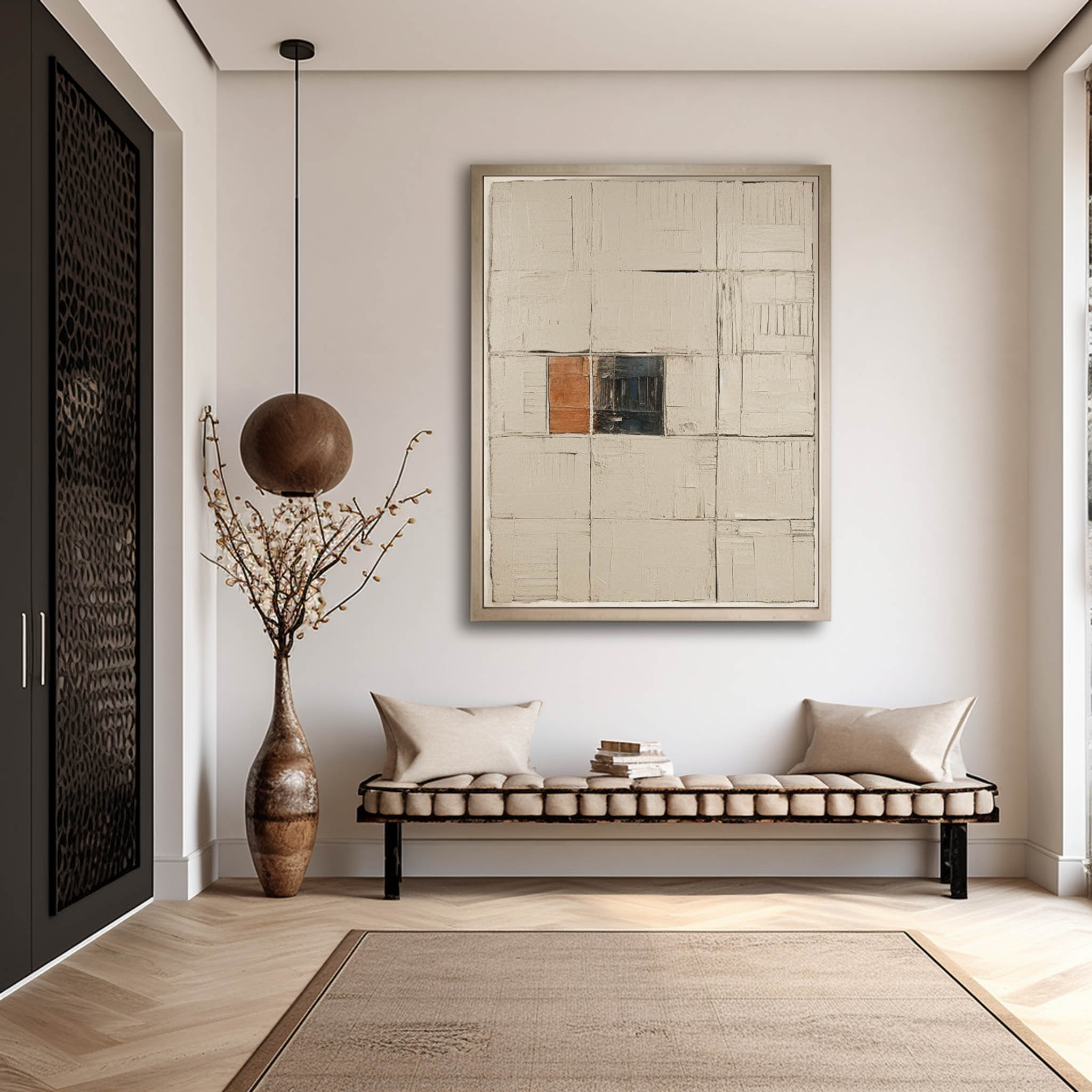 Wall Art Geometric Abstraction Wabi-Sabi Wall