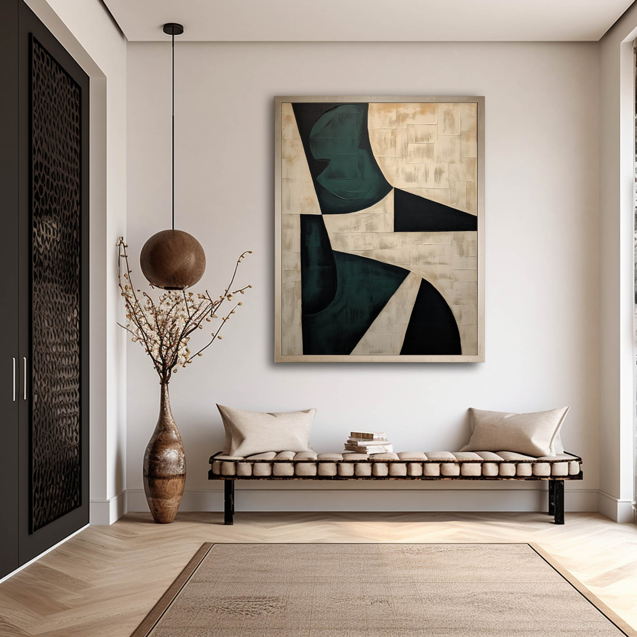 Wall Art Wabi-Sabi Geometric Minimalist Serene