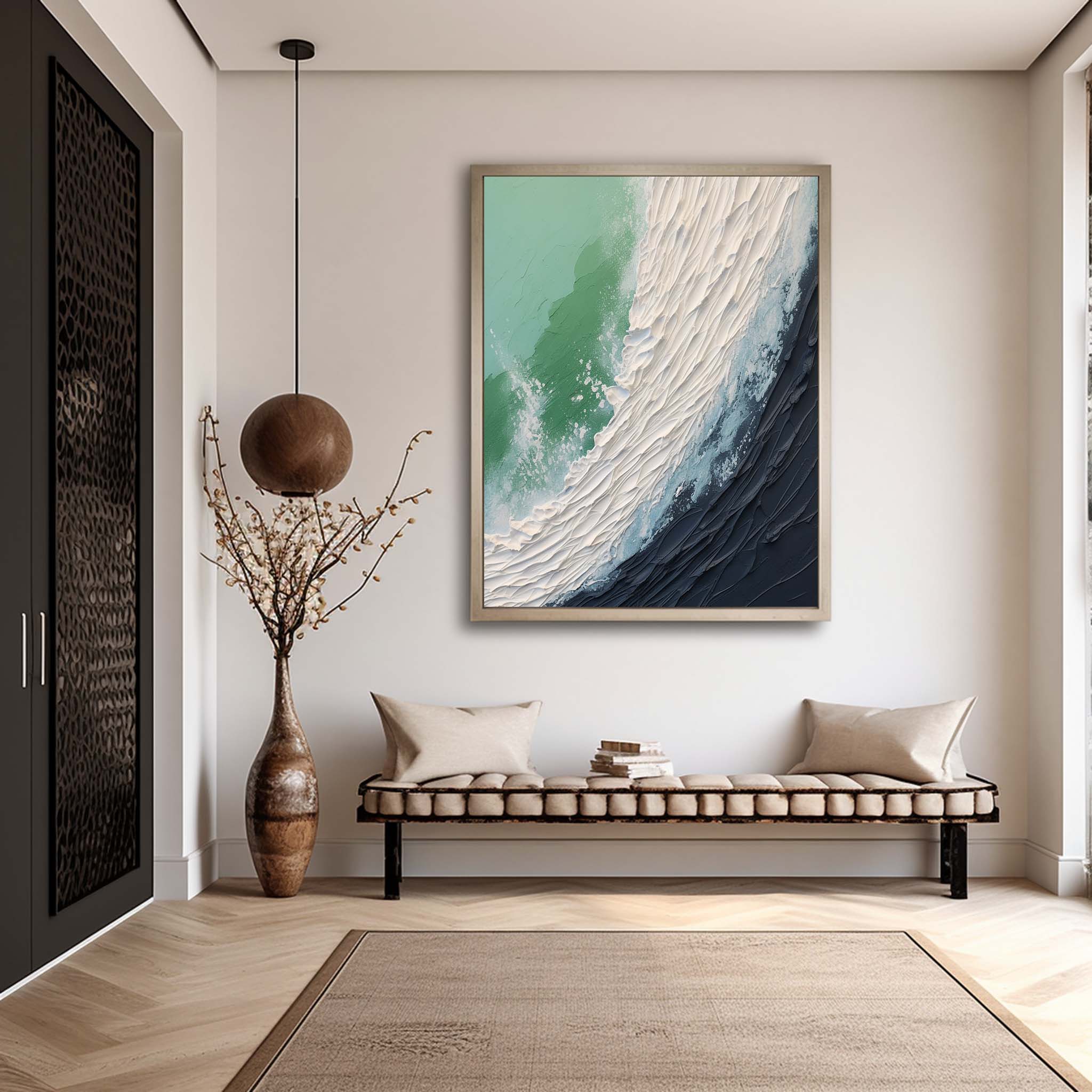Plaster Art Texture Painting SG238 - Neutralighting