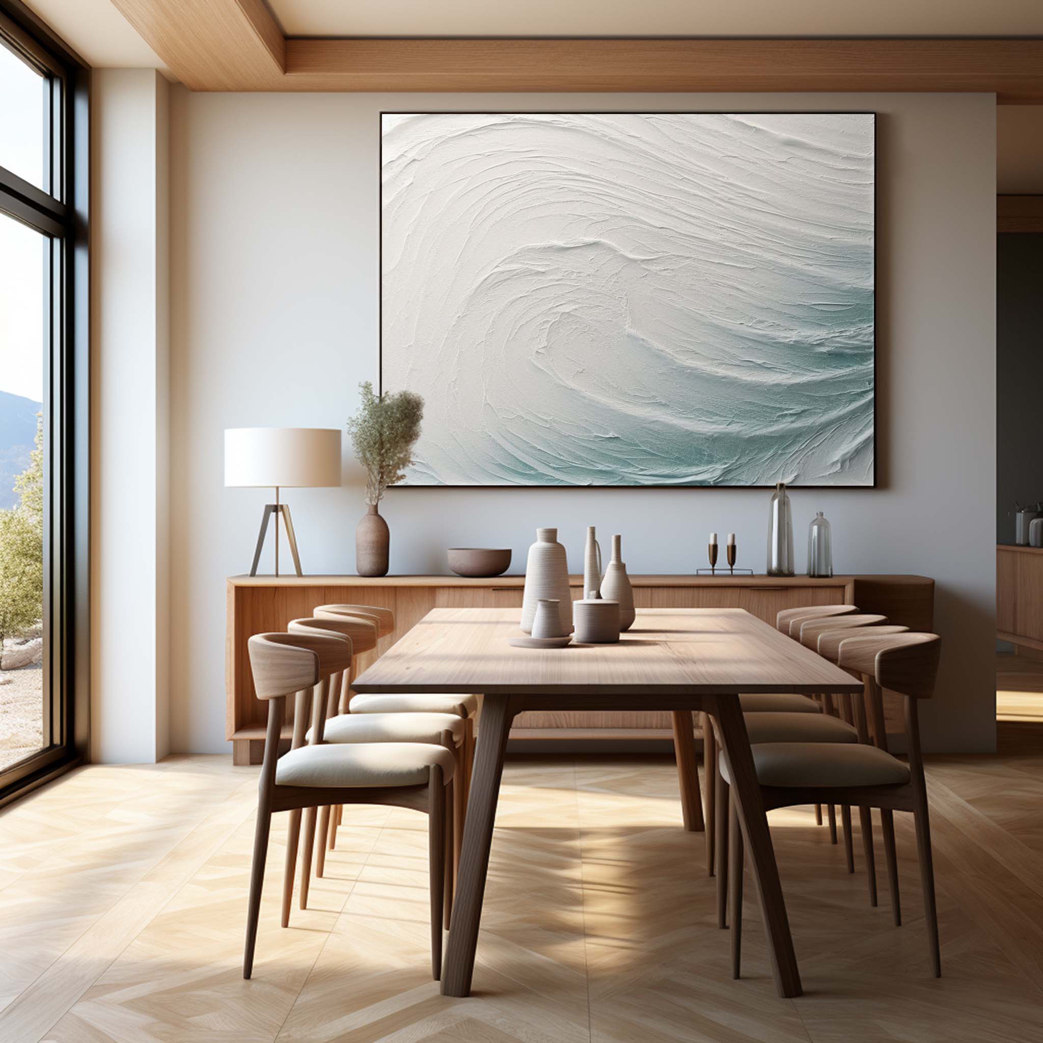 Plaster Art Texture Painting SG230 - Neutralighting