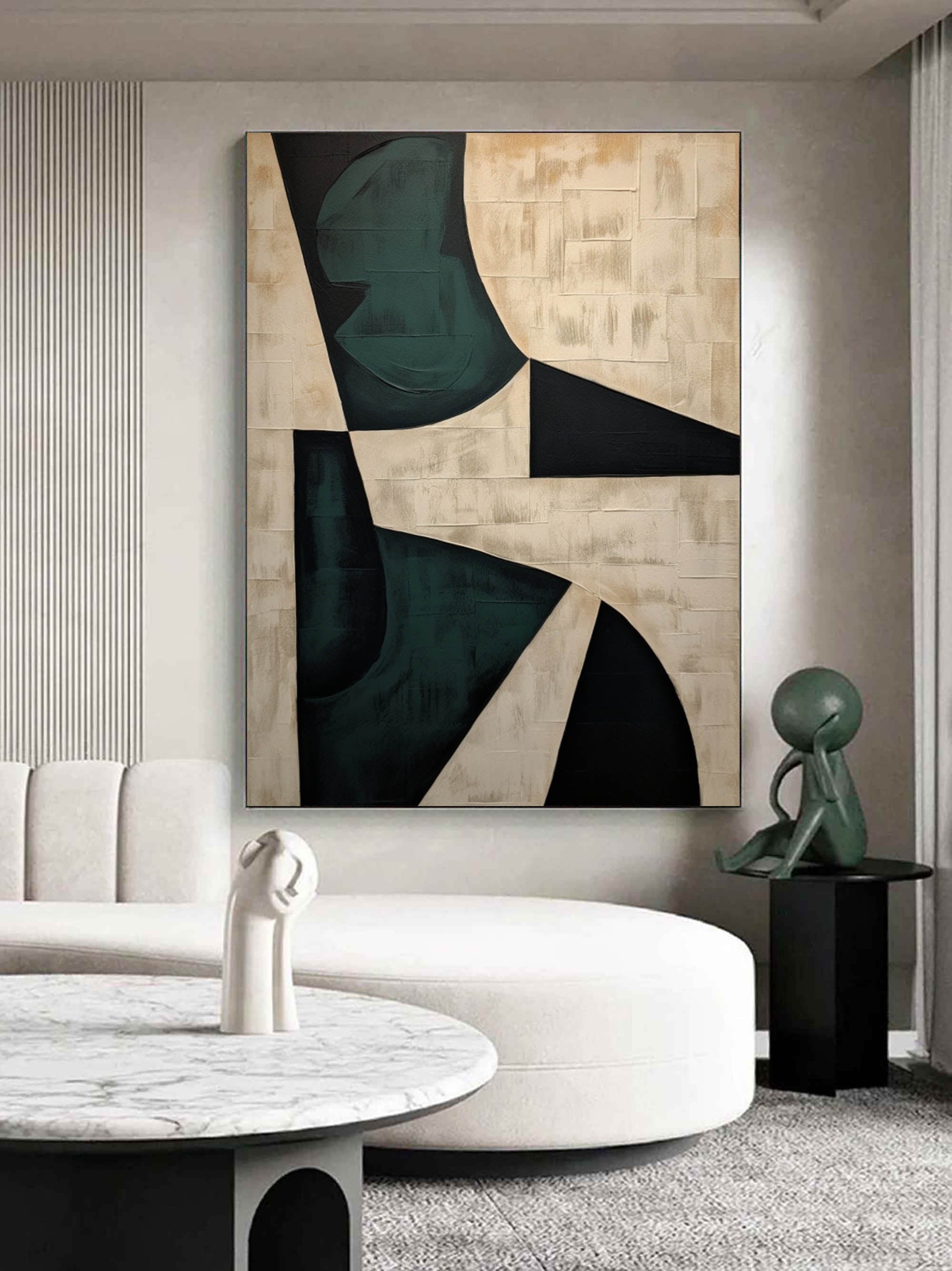 Wall Art Wabi-Sabi Geometric Minimalist Serene