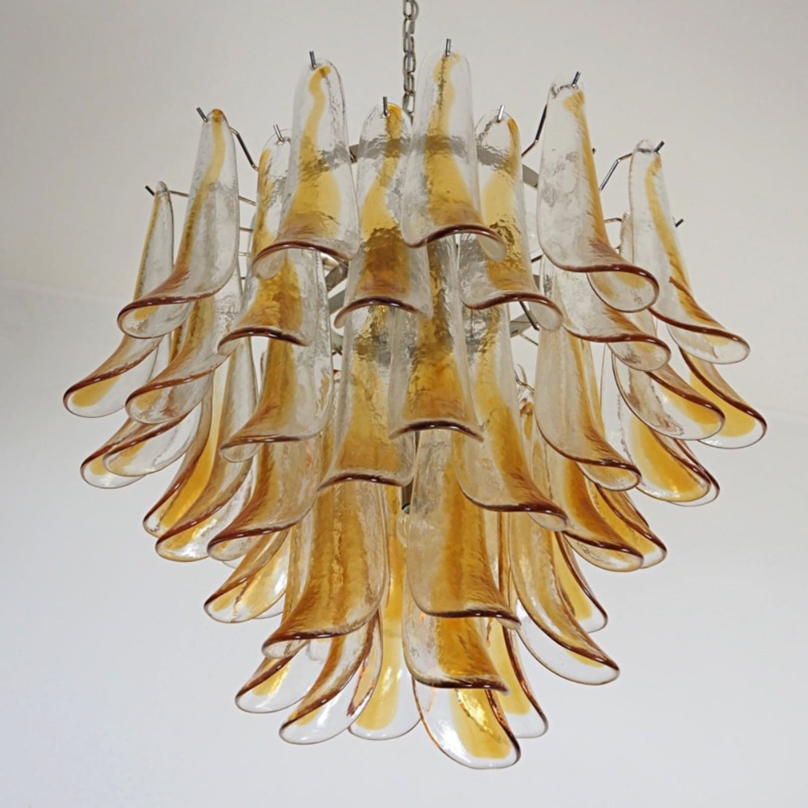 Aurora Chandelier Murano Glass Tiered Italian