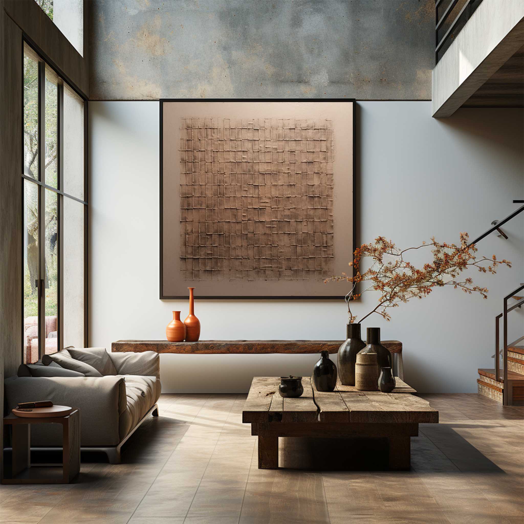Wall Art Wabi-Sabi Natural Abstract Modern