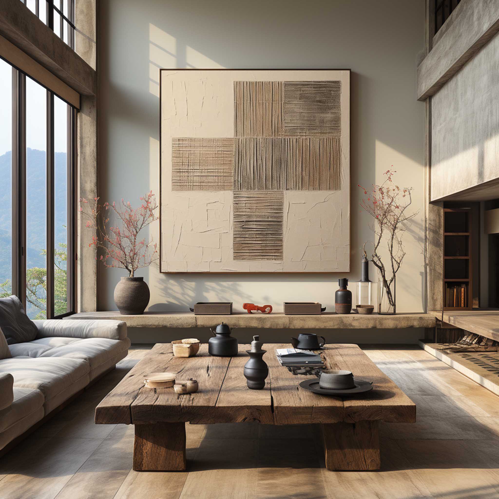 Wabi-Sabi Wall Art TX256 - Neutralighting