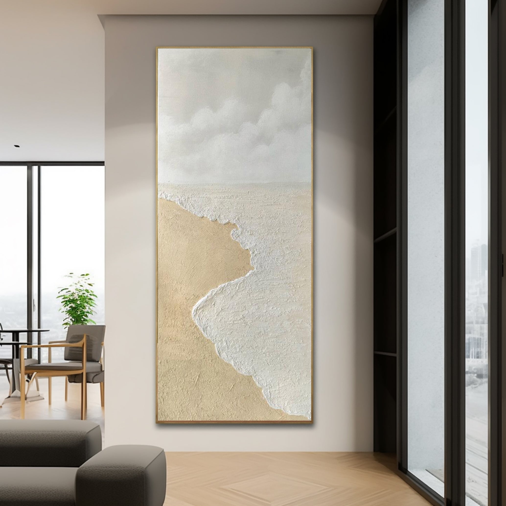 Oceane Plaster Art Texture Wall Art Painting