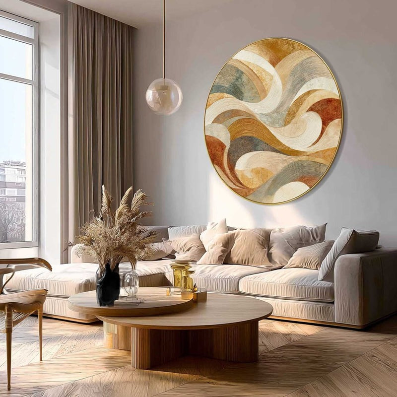 Wall Art Abstract Circle Painting