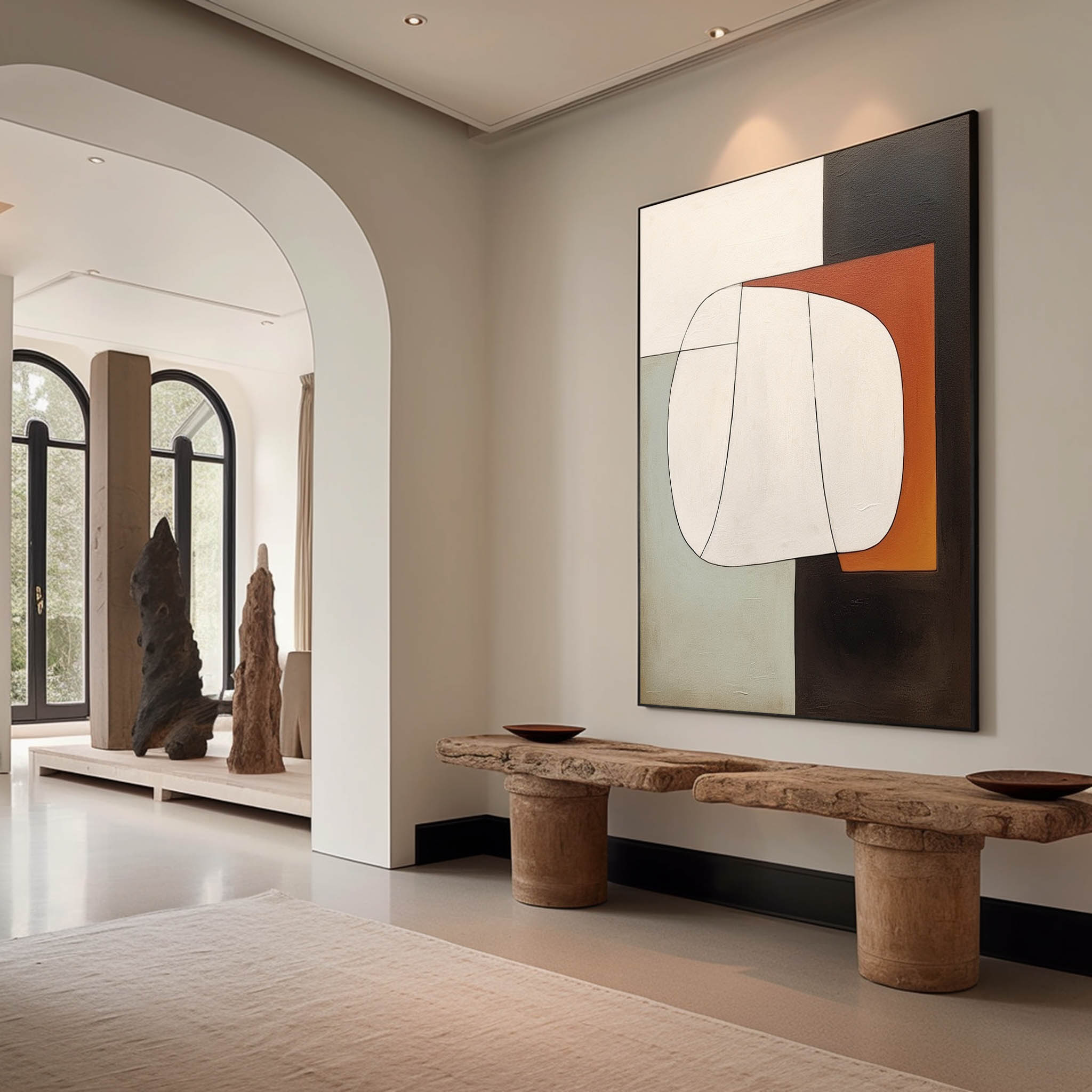 Contemporary Minimalist Art MA066 - Neutralighting