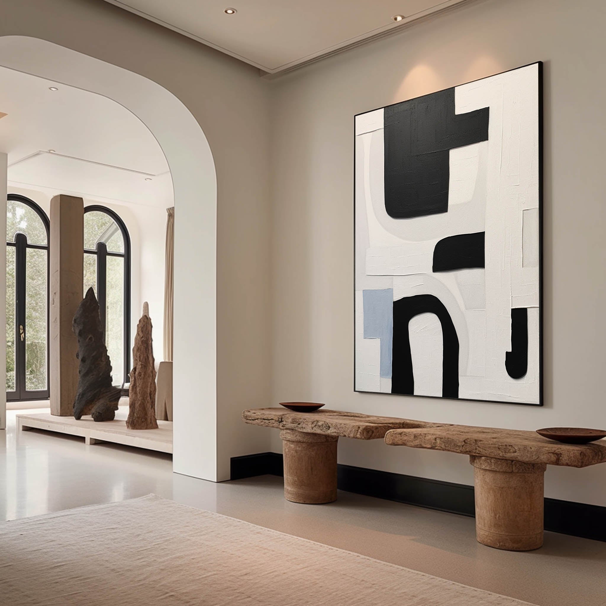 Contemporary Minimalist Art MA070 - Neutralighting