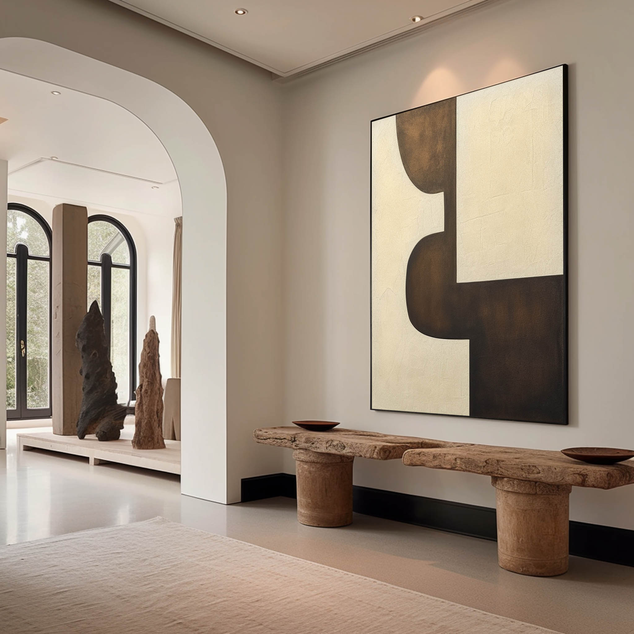 Contemporary Minimalist Art #MA059 - Neutralighting