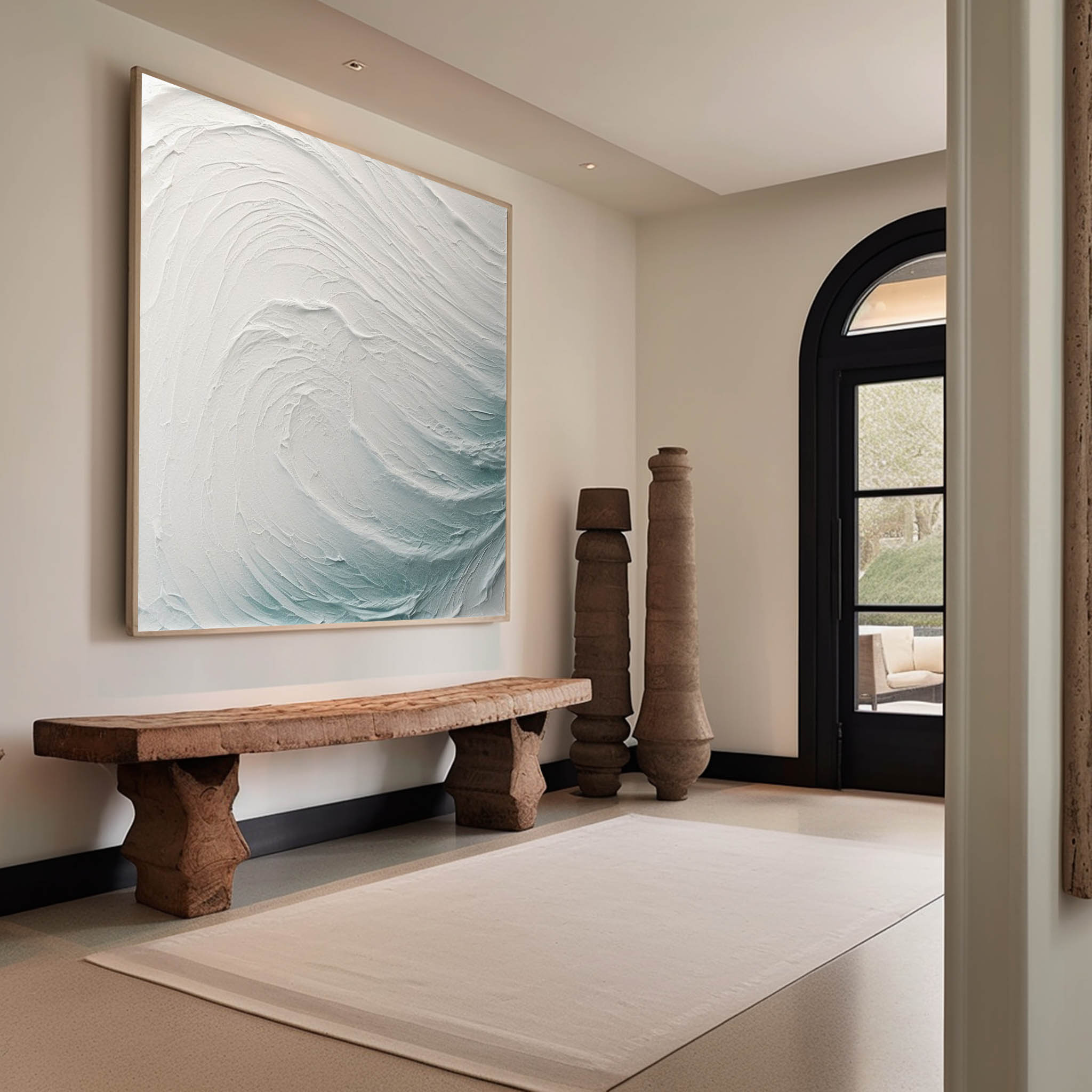 Plaster Art Texture Painting SG230 - Neutralighting