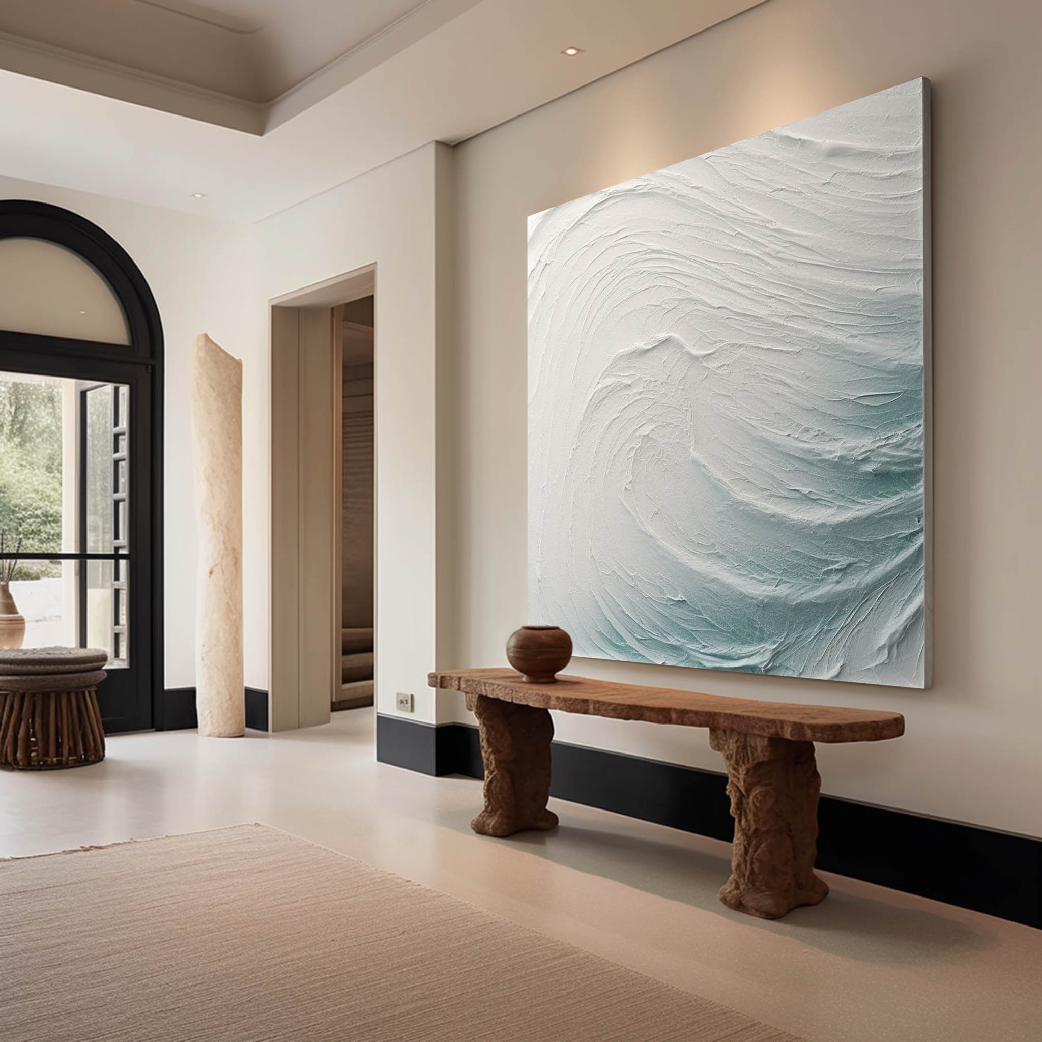 Plaster Art Texture Painting SG230 - Neutralighting