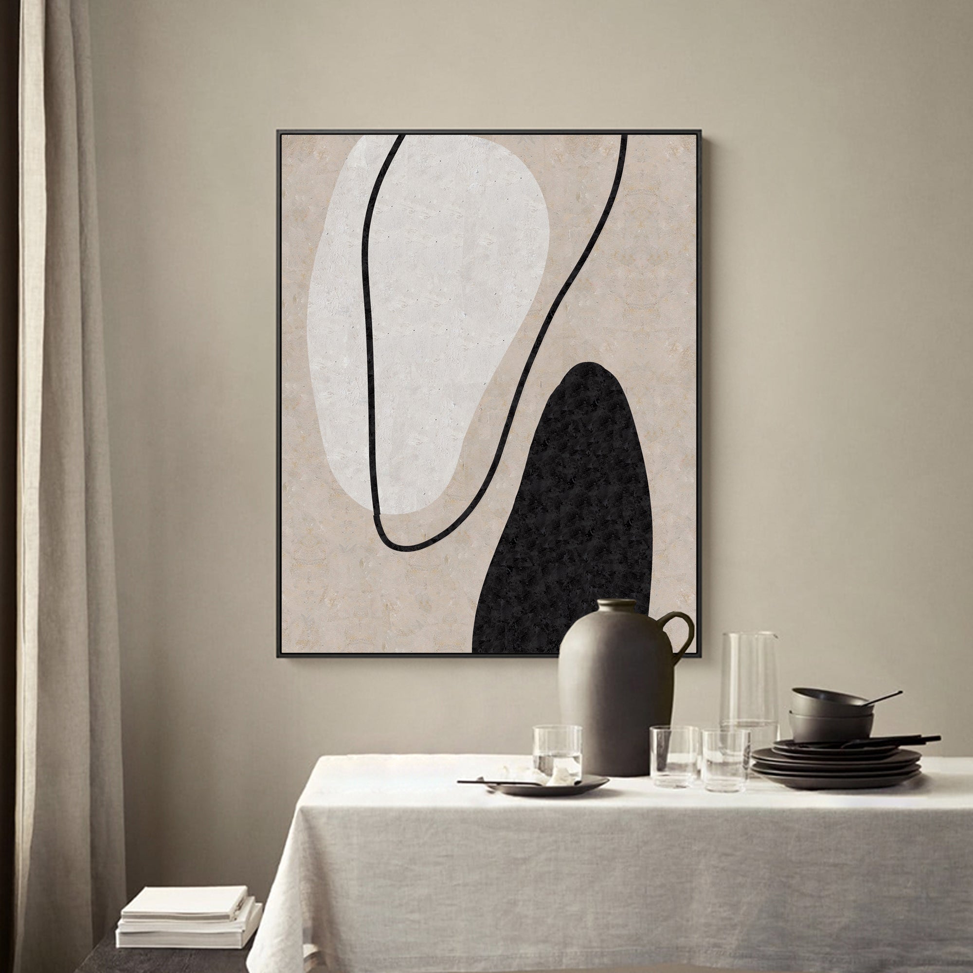 Minimalist Painting On Canvas