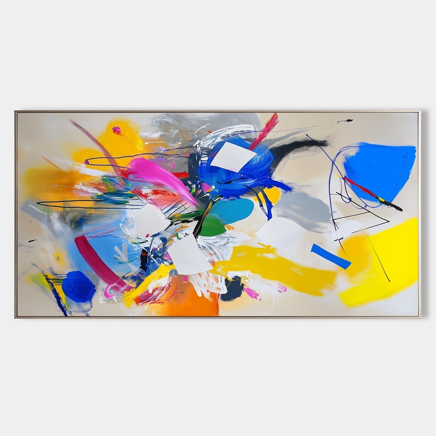 Colorful Abstract Expressionist Modern Painting