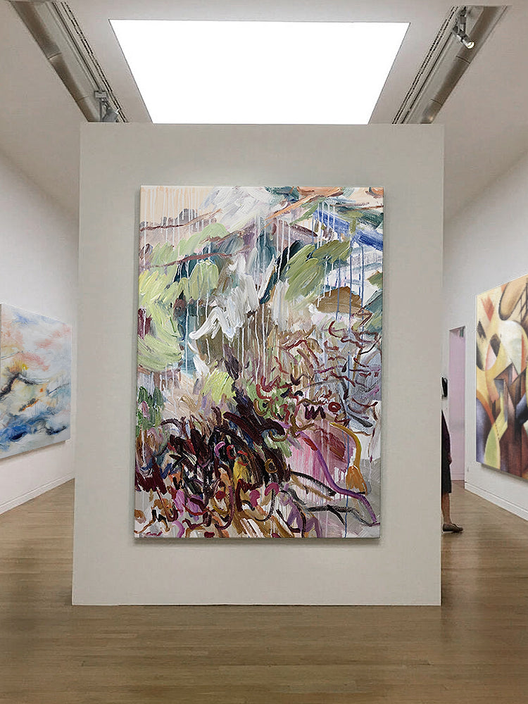 Wall Art Dense Abstract Expressionist Botanical