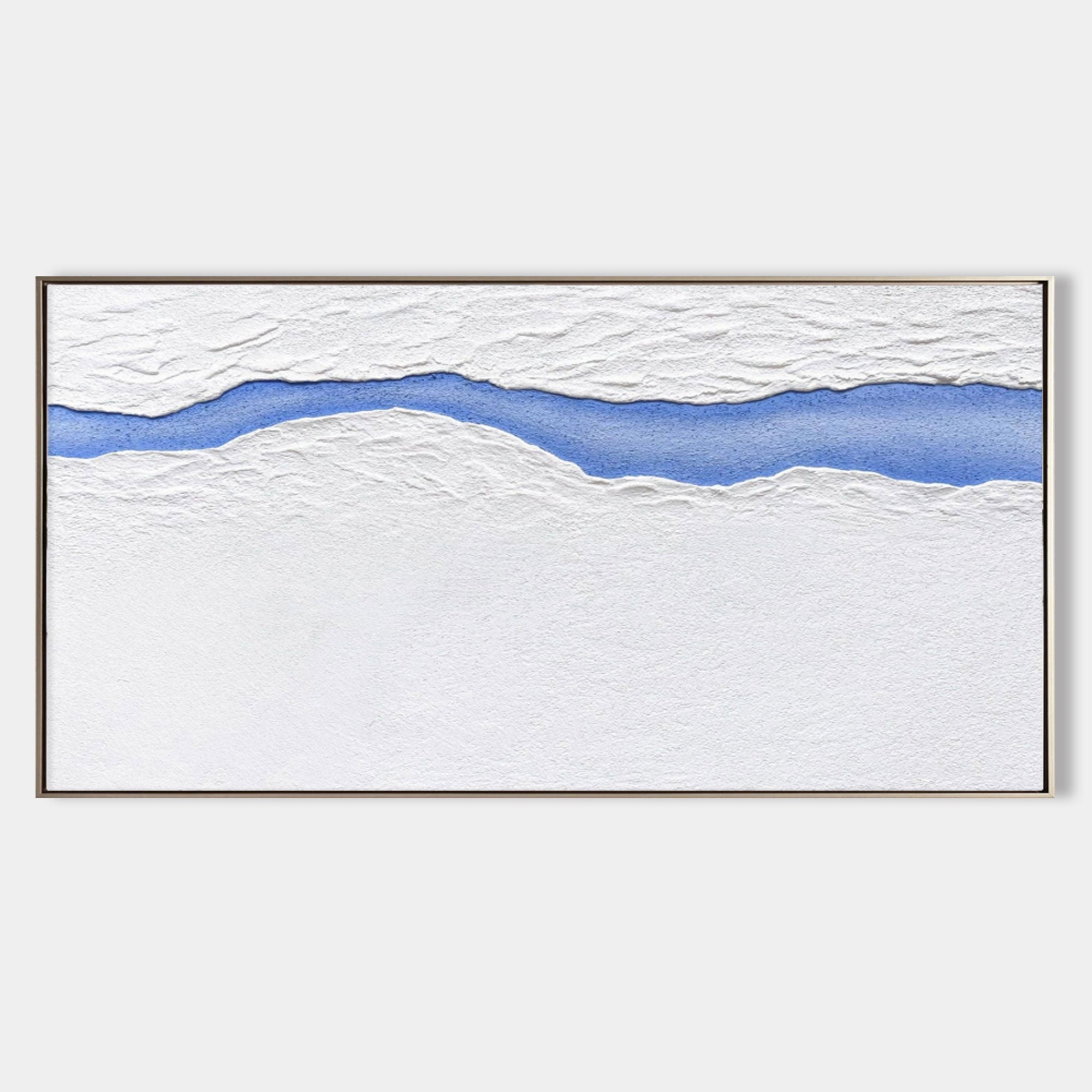 Wall Art Plaster Elegant Neutral Abstract