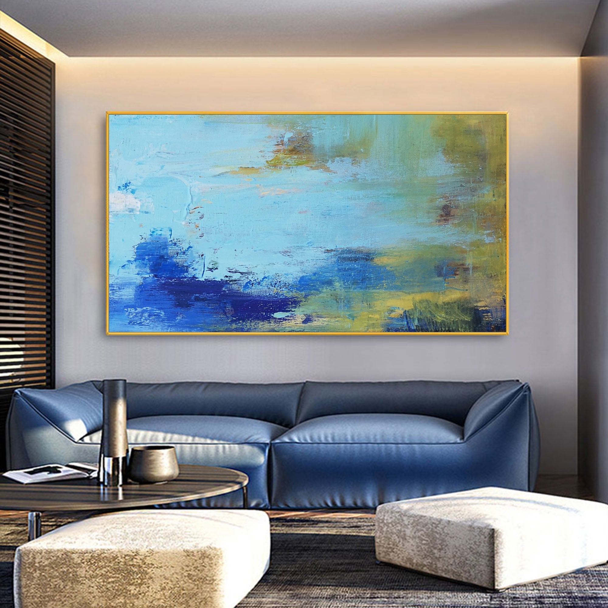 Abstract Seascape  Painting