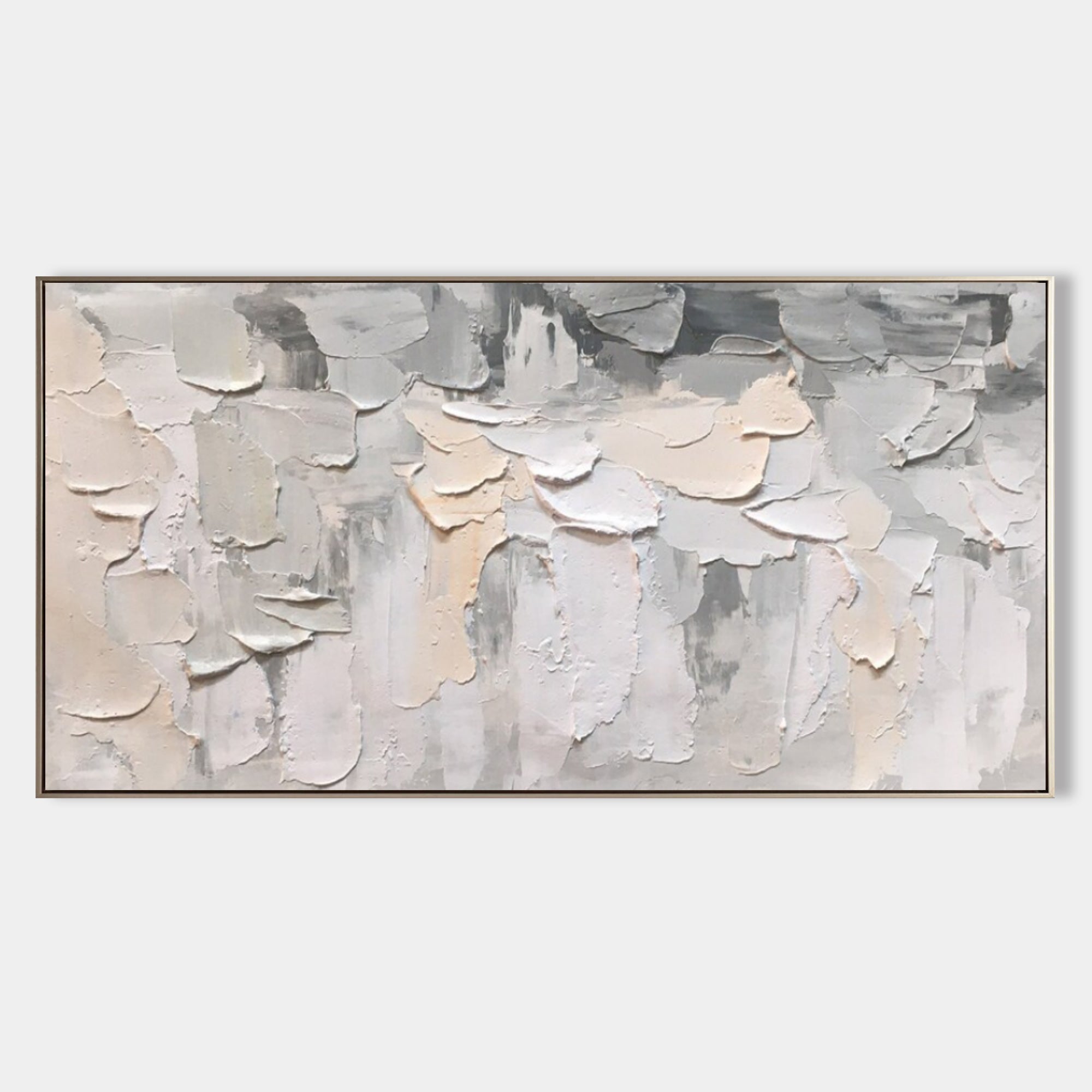 Wall Art Minimalist Neutral Impasto Abstract