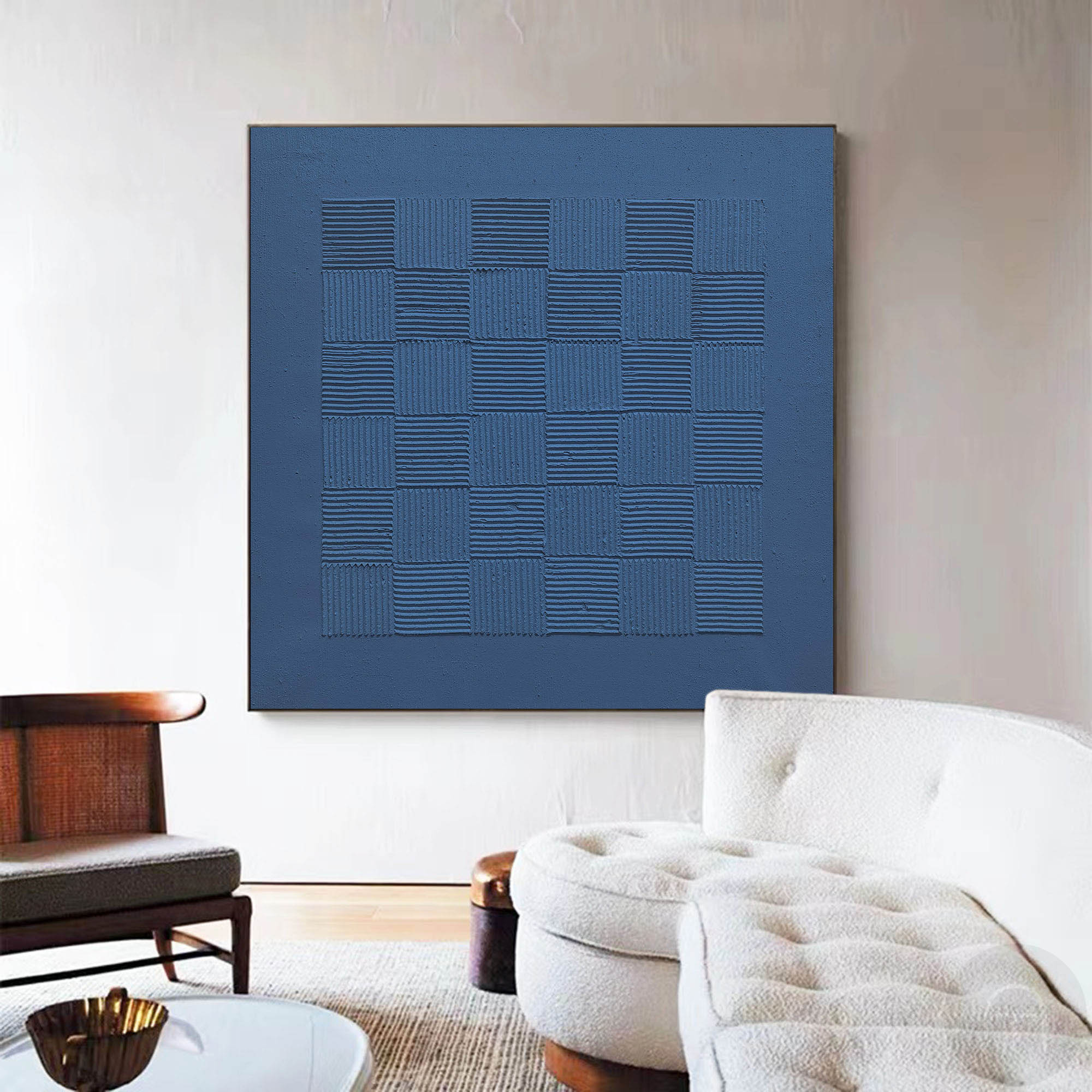 Blue Minimalist Painting ABAS116 - Neutralighting