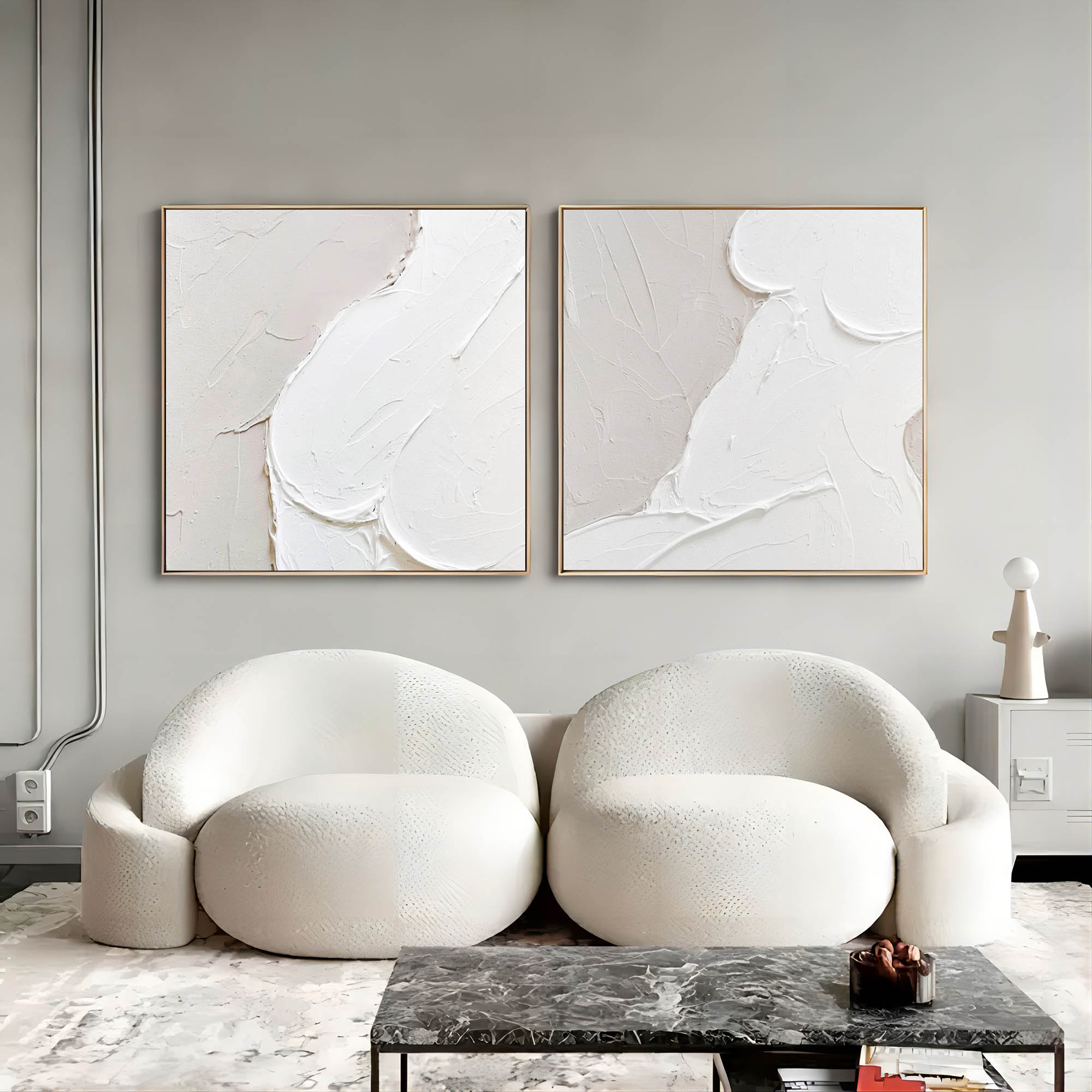 Wall Art Abstract Minimalist Relief