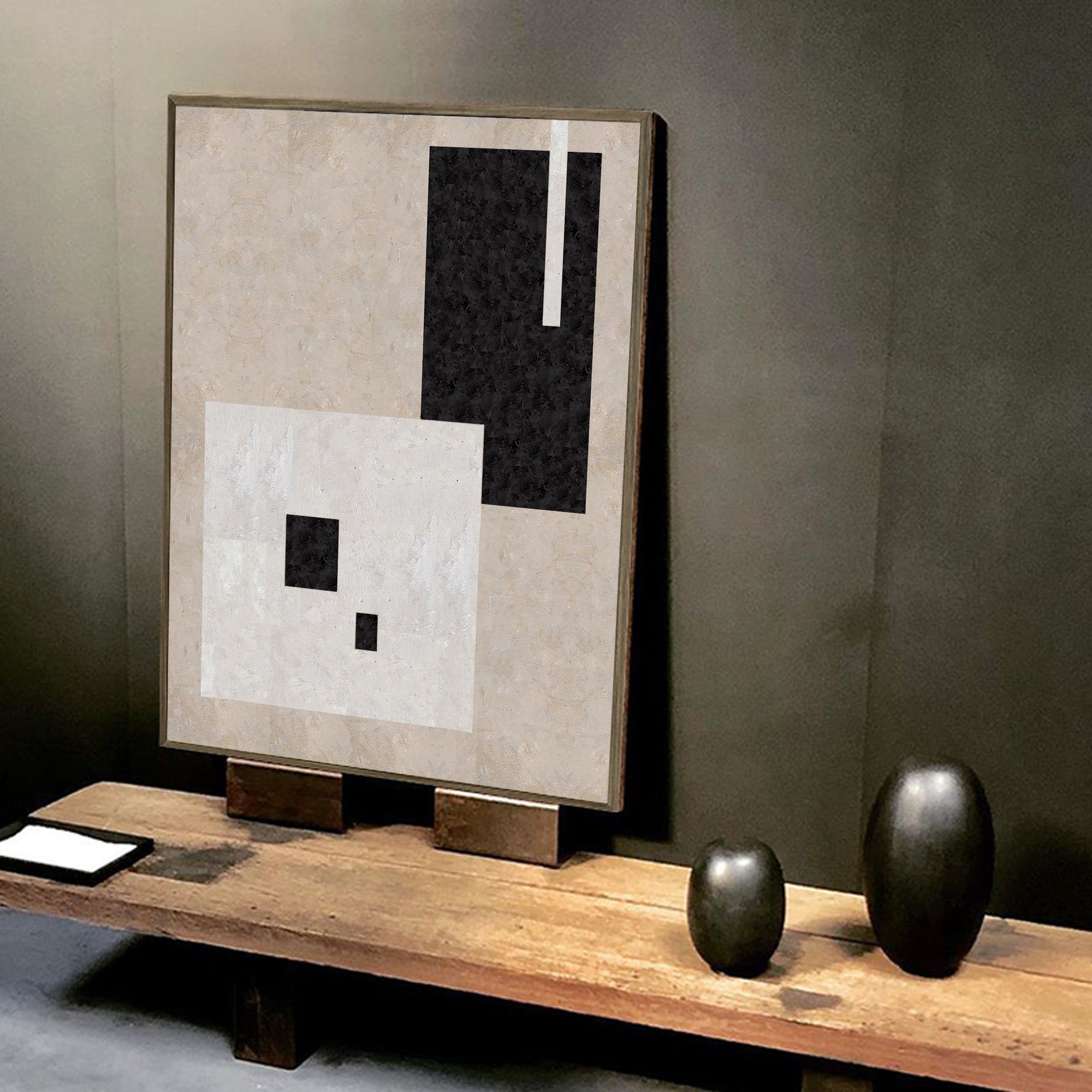 Geometric Minimalist Art ABAV28 - Neutralighting