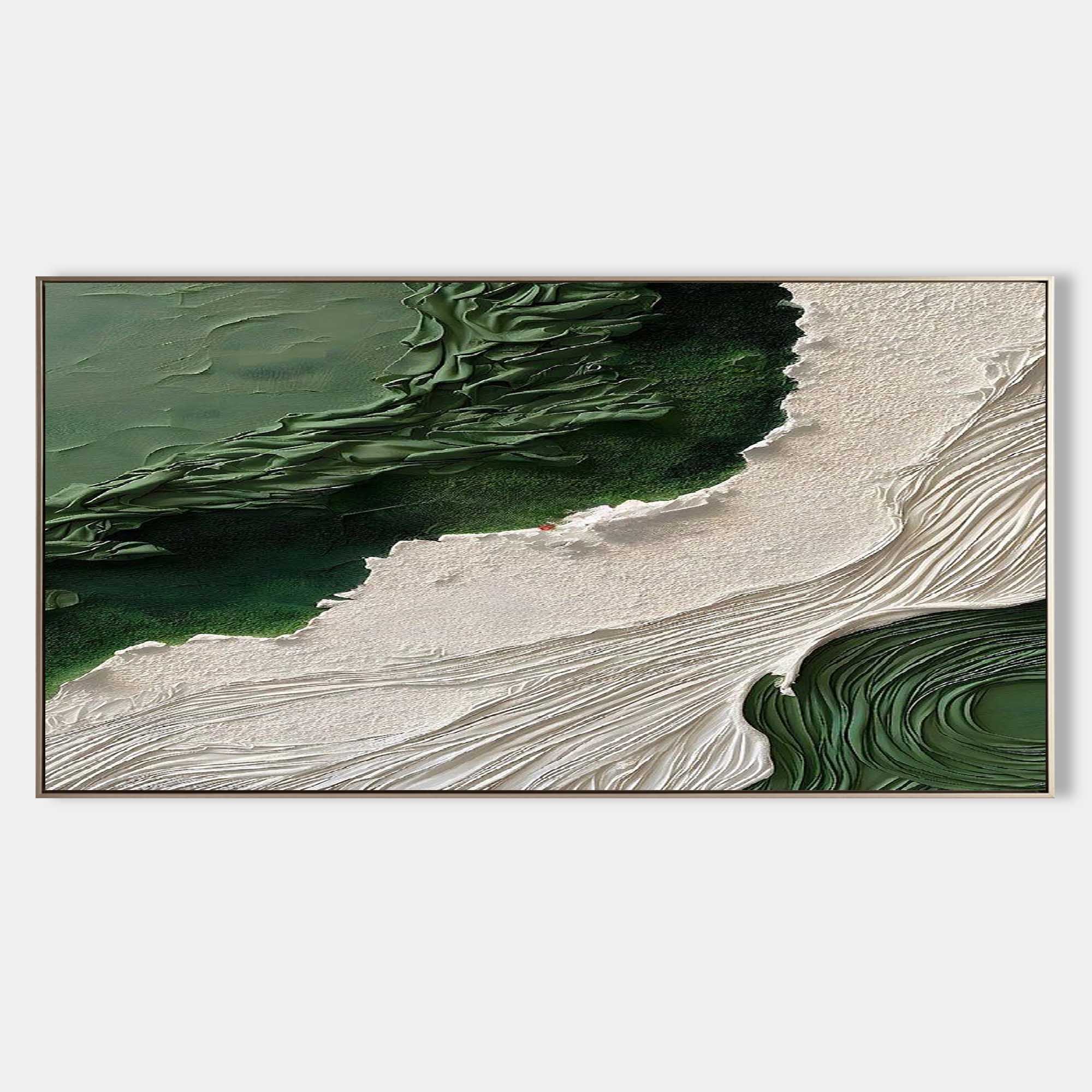 Wall Art Plaster Wave Abstract Modern