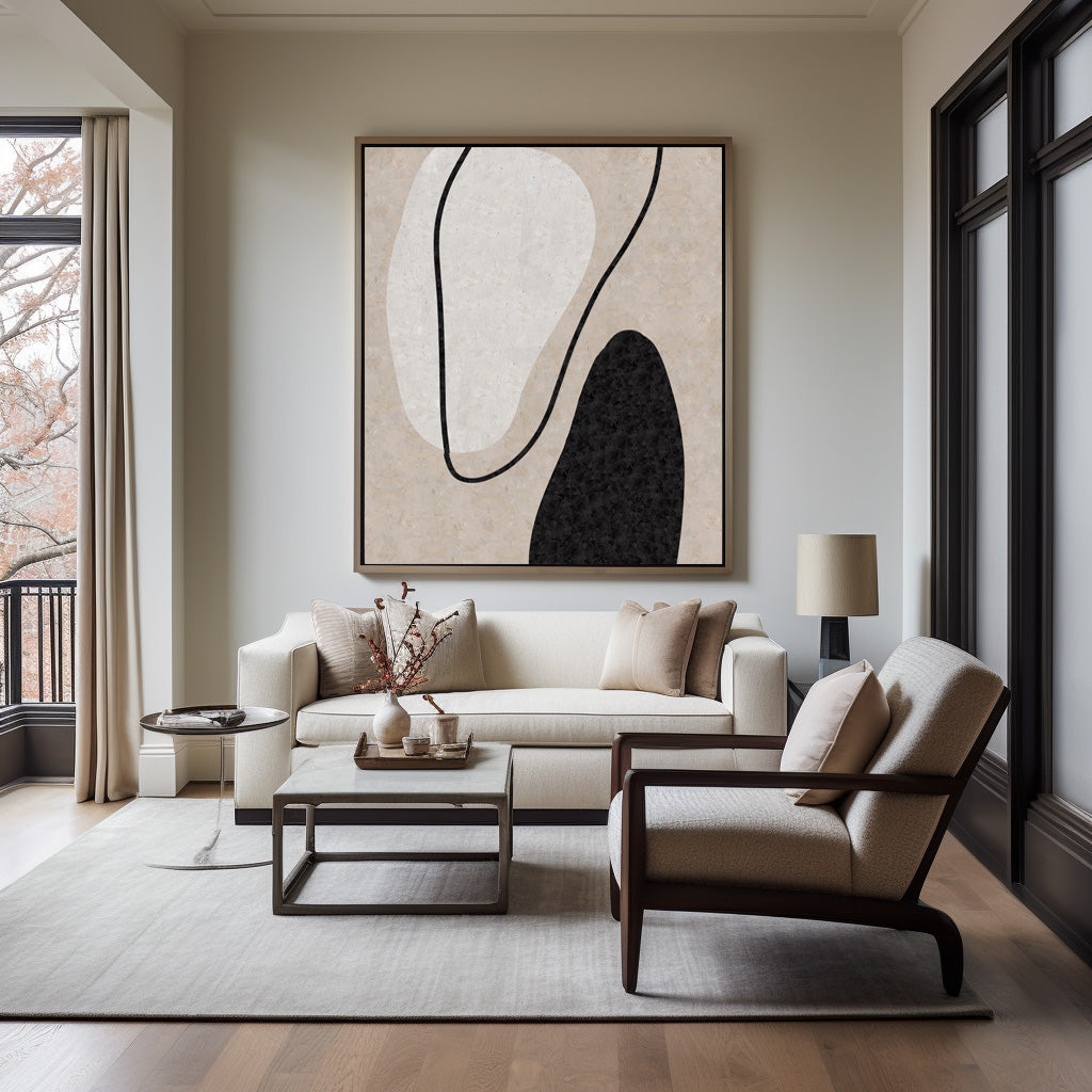 Minimalist Painting On Canvas