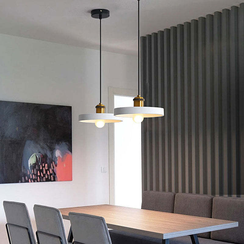 Aria Art Deco Minimalist Monochrome Pendant Light - Neutralighting
