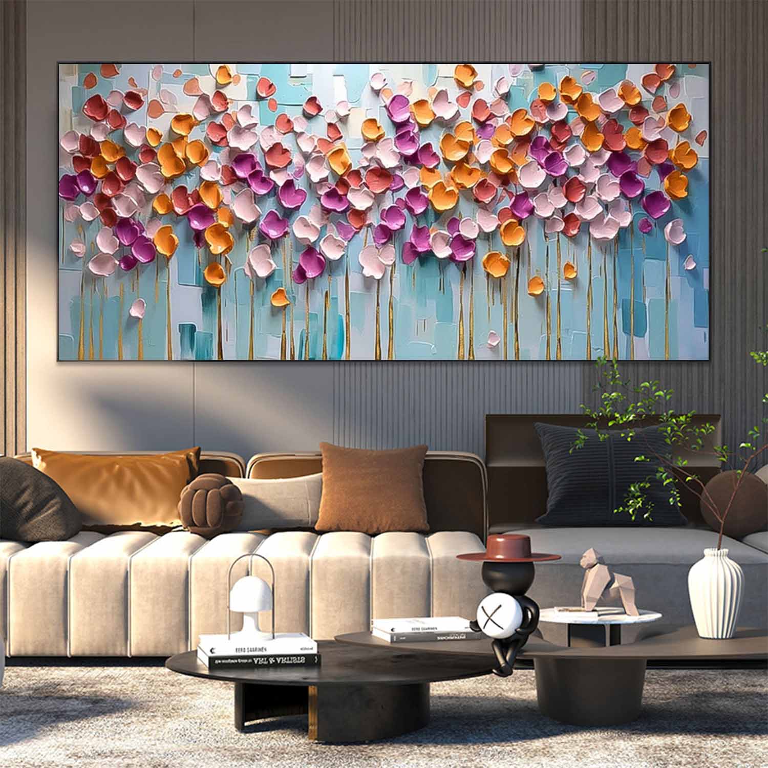 Wall Art Contemporary Flower Impressionist Pop