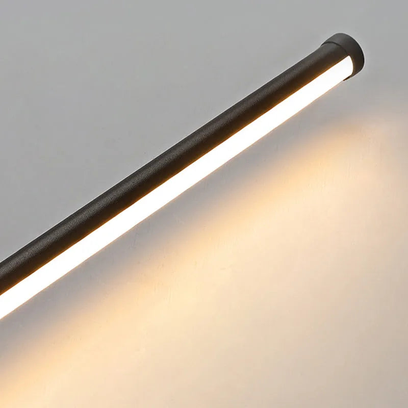 Eonix Minimalist Rotatable Linear Outdoor Wall Lamp, Black - Neutralighting