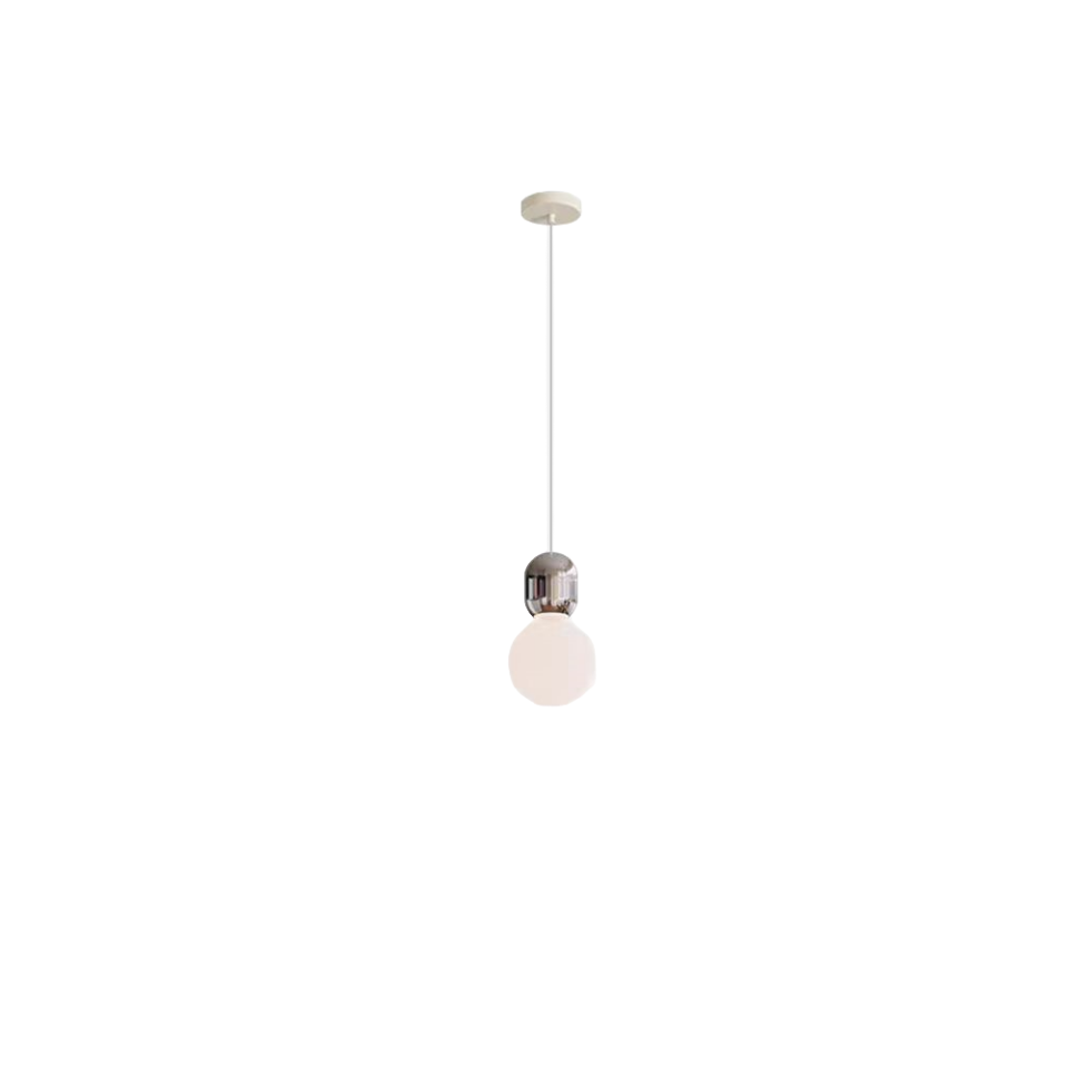 Valentina Modern Minimalist Glass/Metal Pendant Light Dining Room - Neutralighting