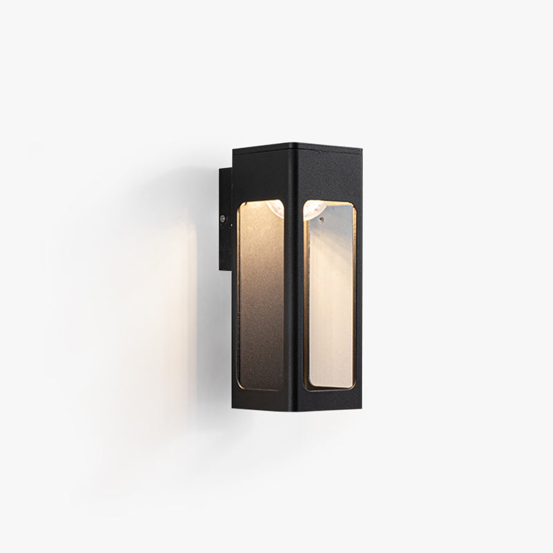 Solith Modern Waterproof Minimalist Geometric Outdoor Wall Light