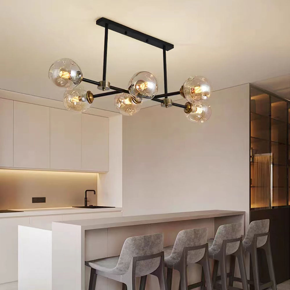 Valentina Decorative LED Glass Bubble Pendant Light, Amber - Neutralighting