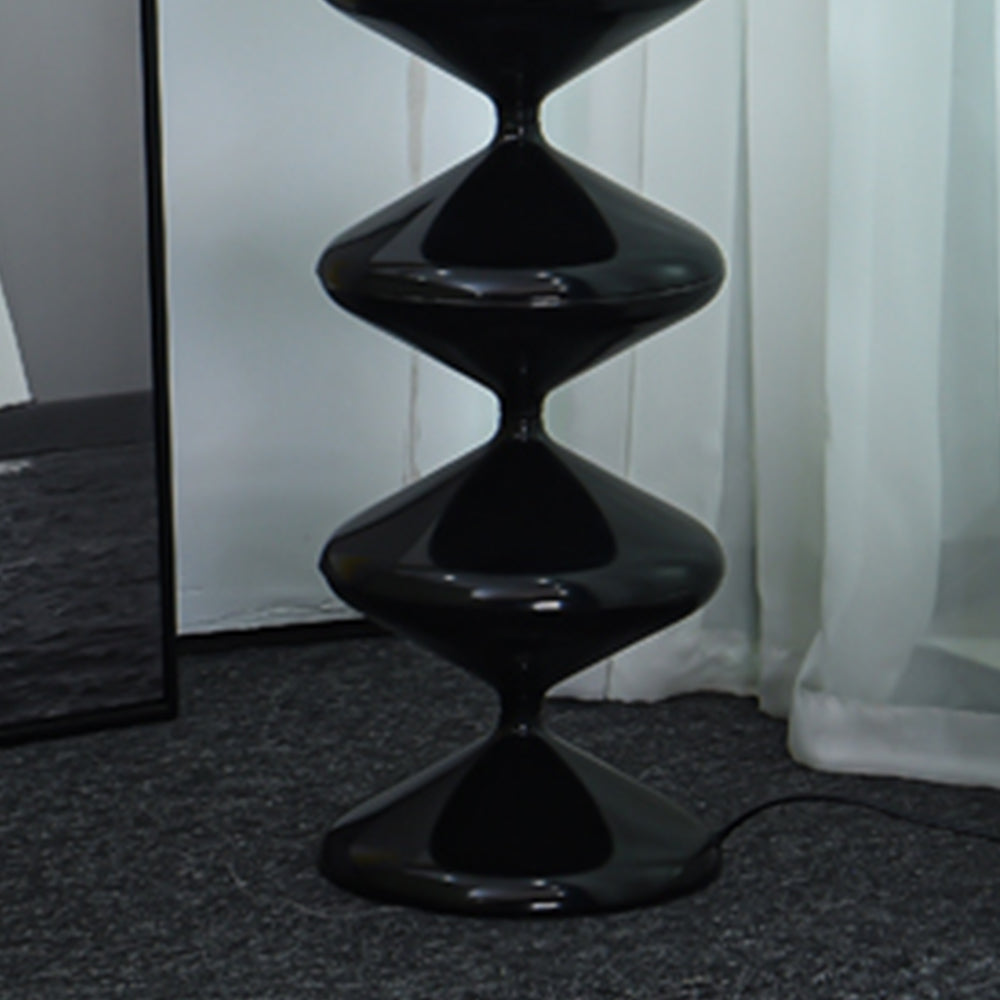 Salgado Bauhaus Gourd Floor Lamp, Black/White - Neutralighting