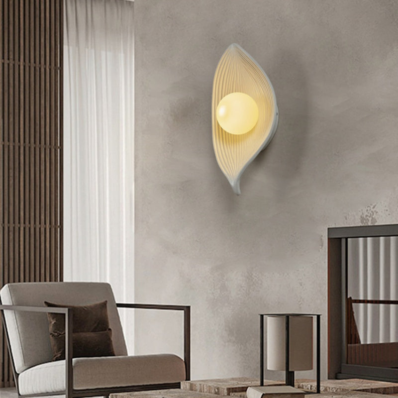 Aria Modern LED Wall Lamp Black/White/Wood Acrylic Living Room - Neutralighting