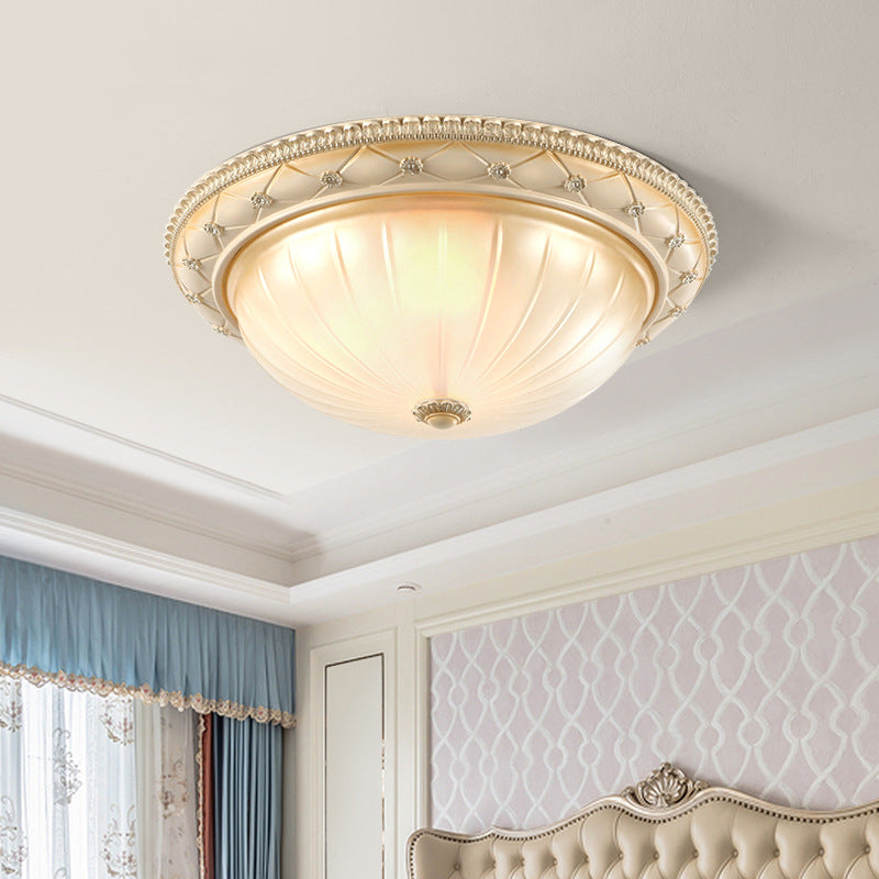 Silva Minimalist Flush Mount Ceiling Light Resin Living Room - Neutralighting