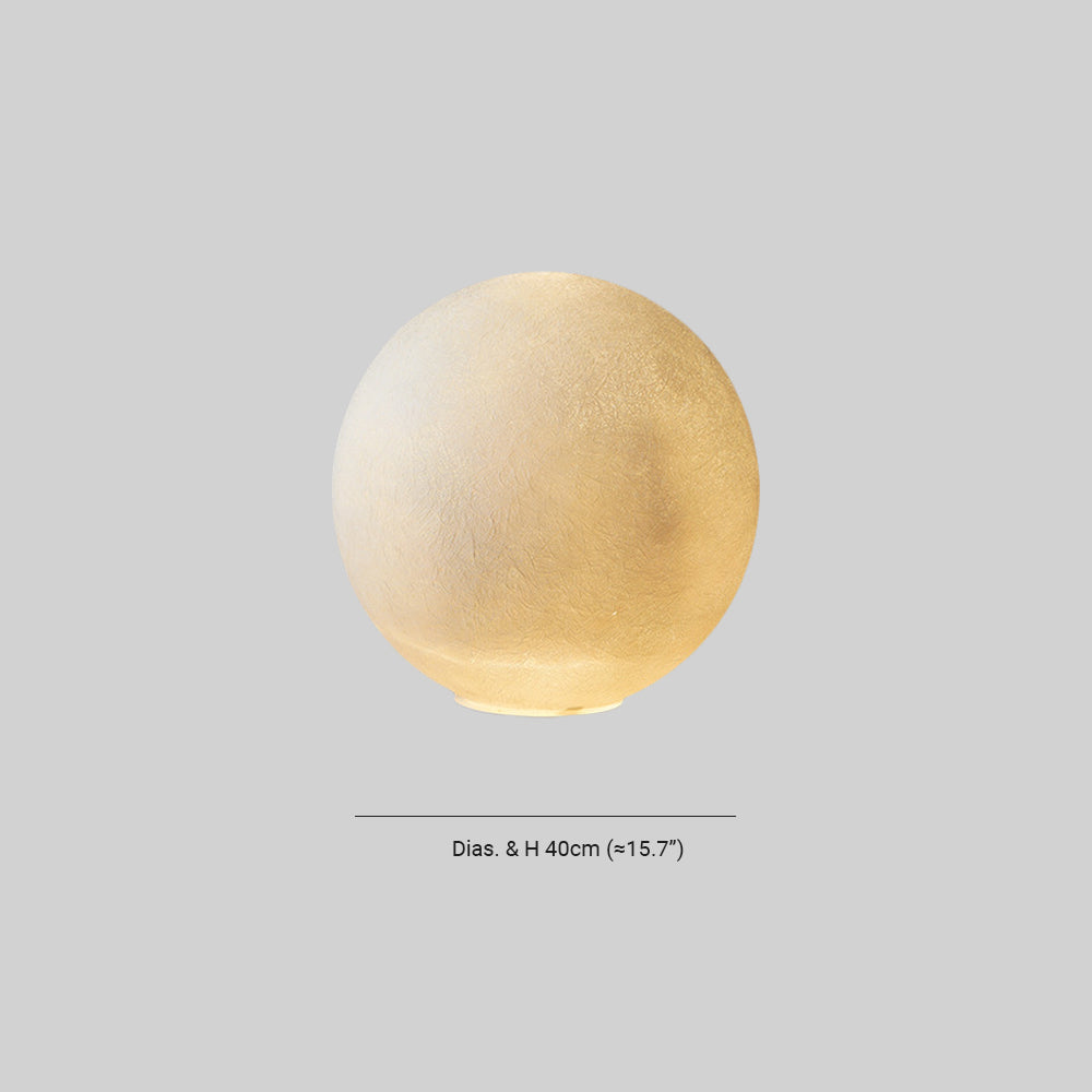 Mira Modern Decorative Dream Floor Lamp, Moon Globe, Resin, Bedroom - Neutralighting