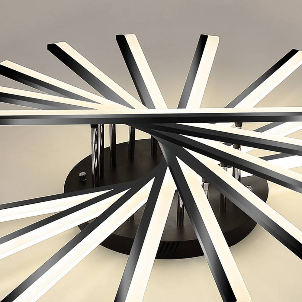 Arisha Linear Flush Mount Ceiling Light, 4 Colour - Neutralighting