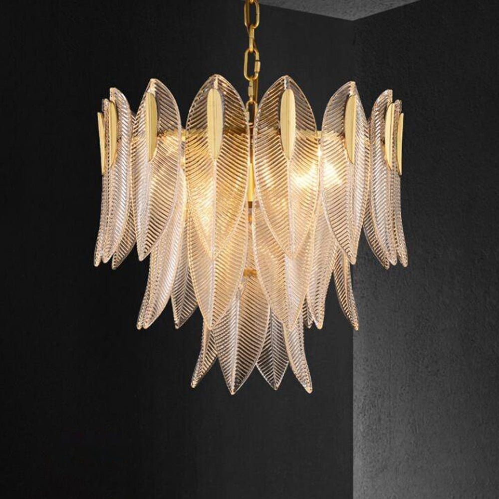 Kristy Modern Gold Feather Chandelier, 3 Style - Neutralighting