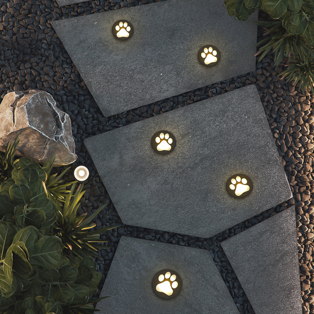 Ray Modern Cat Paw Metal/Acrylic Outdoor In Ground Light - Neutralighting