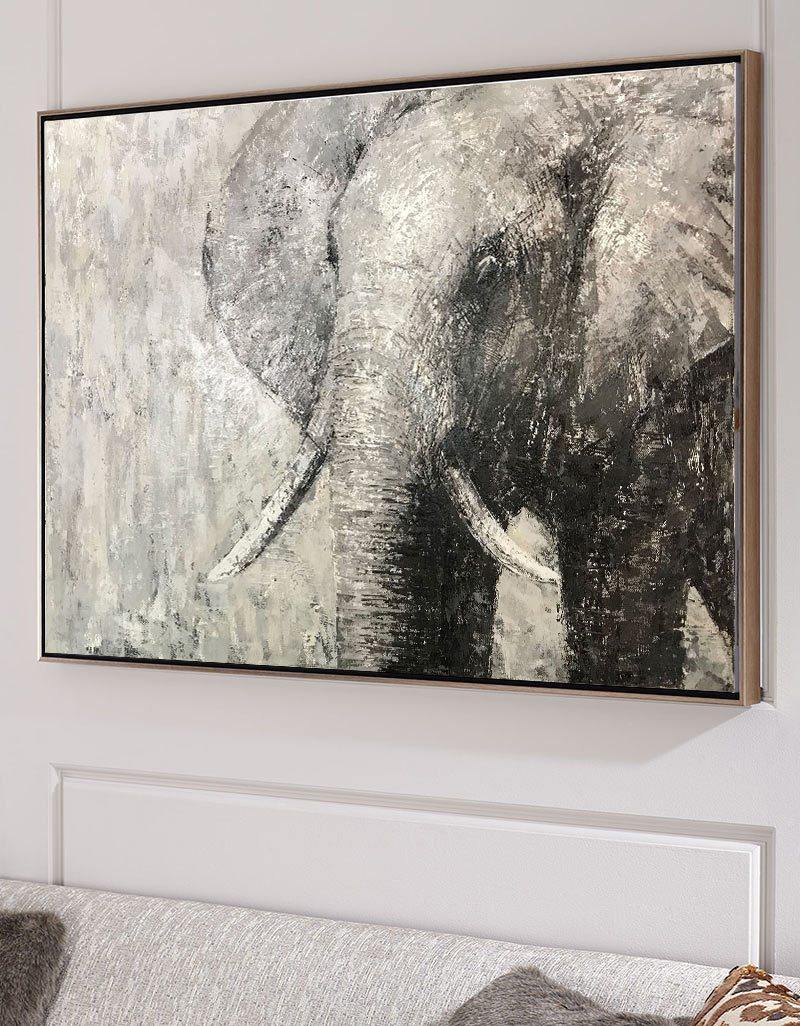 Abstract Elephant Art ANE05 - Neutralighting