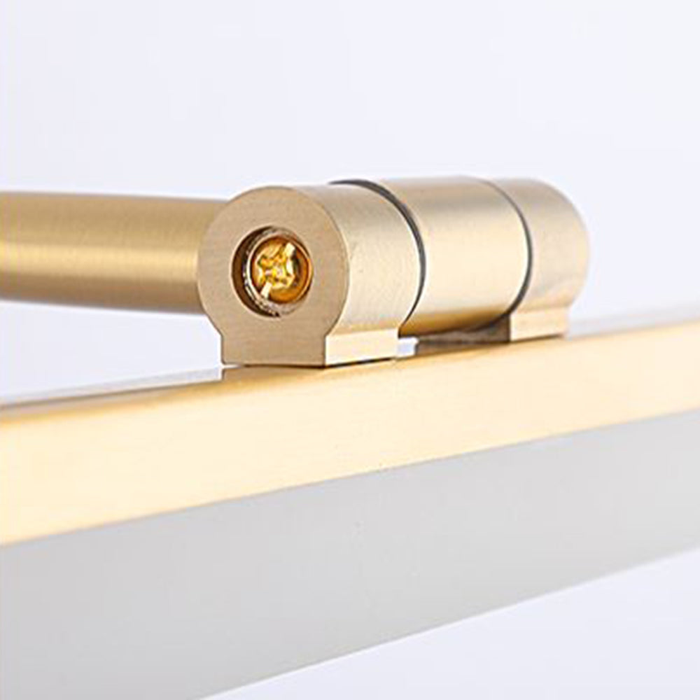 Arisha Vintage Linear Metal/Acrylic Wall Lamp, Black/Gold - Neutralighting